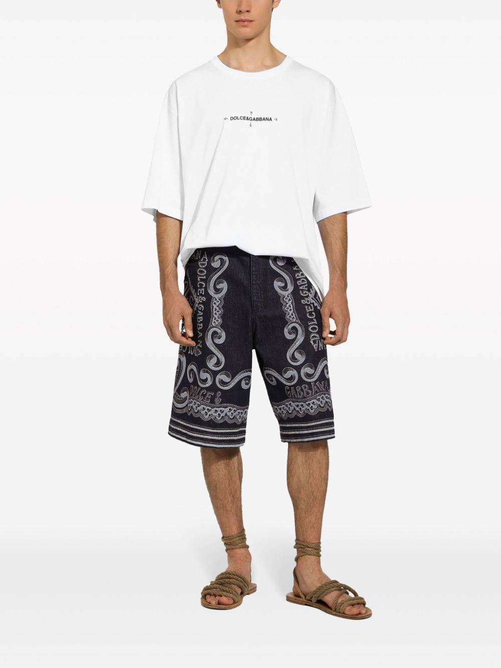 DOLCE & GABBANA Classic Logo T-Shirt for Men - SS24 Collection