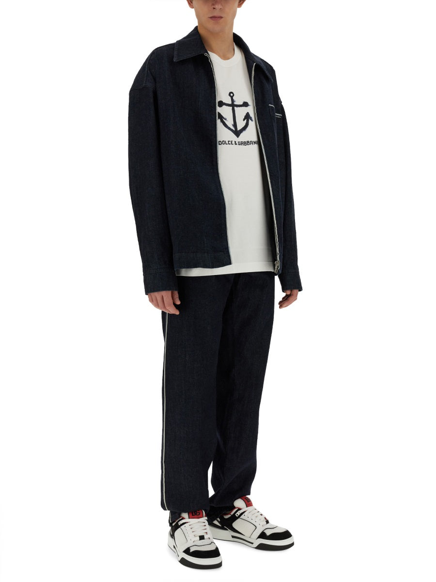 DOLCE & GABBANA Logo T-Shirt - Size L