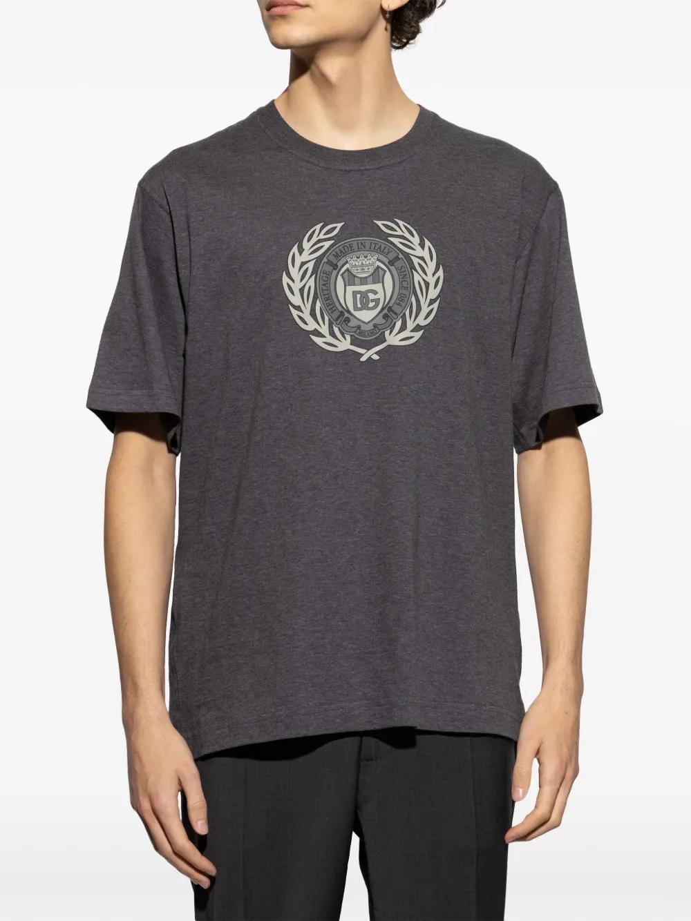 DOLCE & GABBANA Cotton T-Shirt with Print for Men - SS25