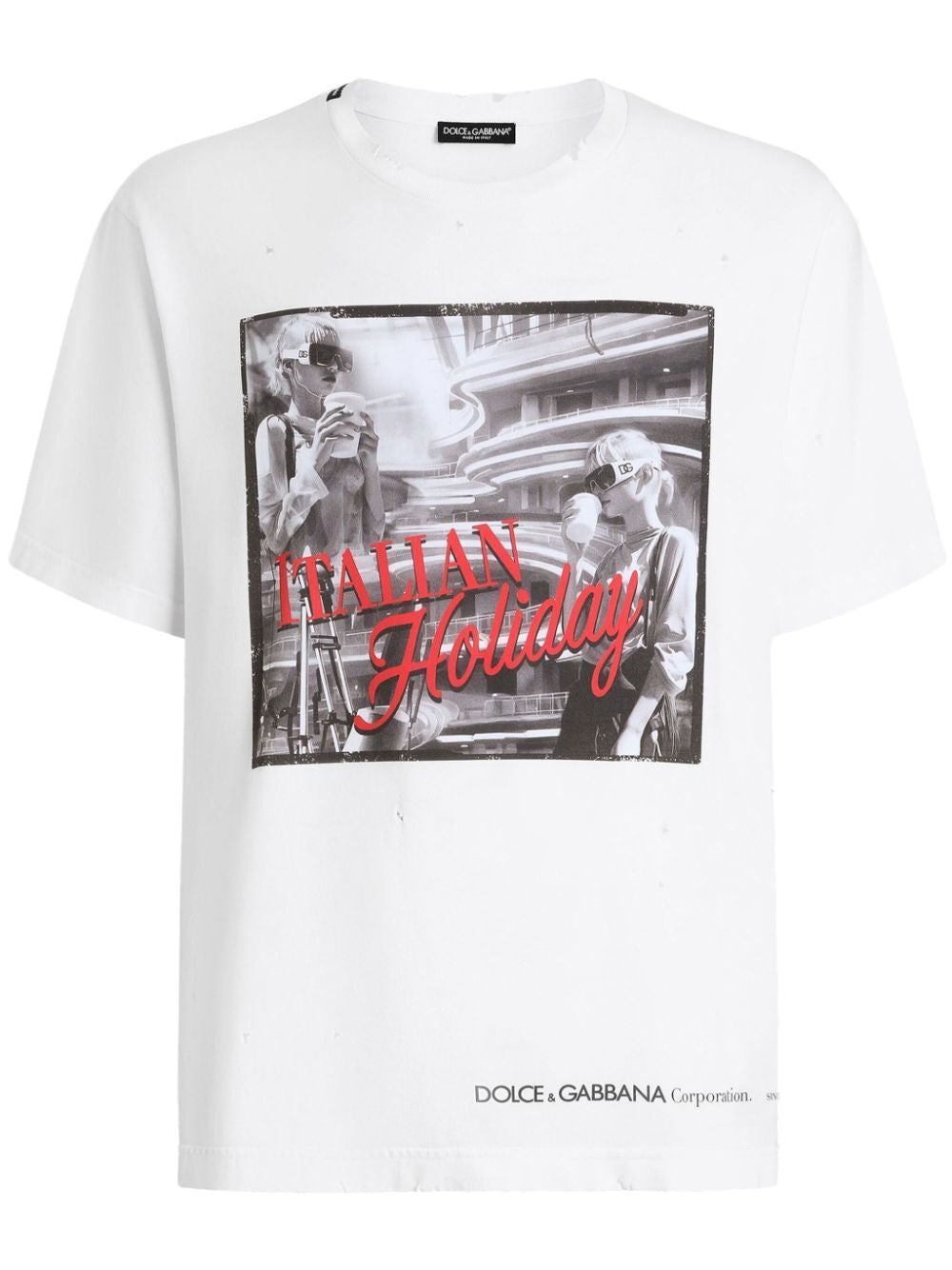 DOLCE & GABBANA Cotton Crew-Neck T-Shirt for Men