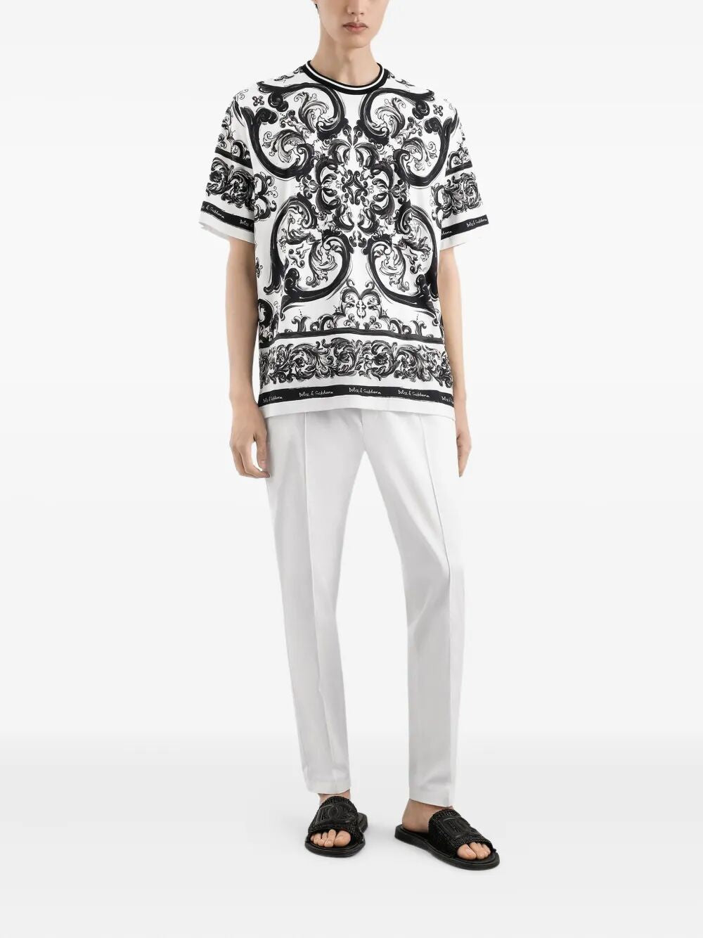DOLCE & GABBANA Stylish Cotton T-Shirt for Men - FW25 Collection