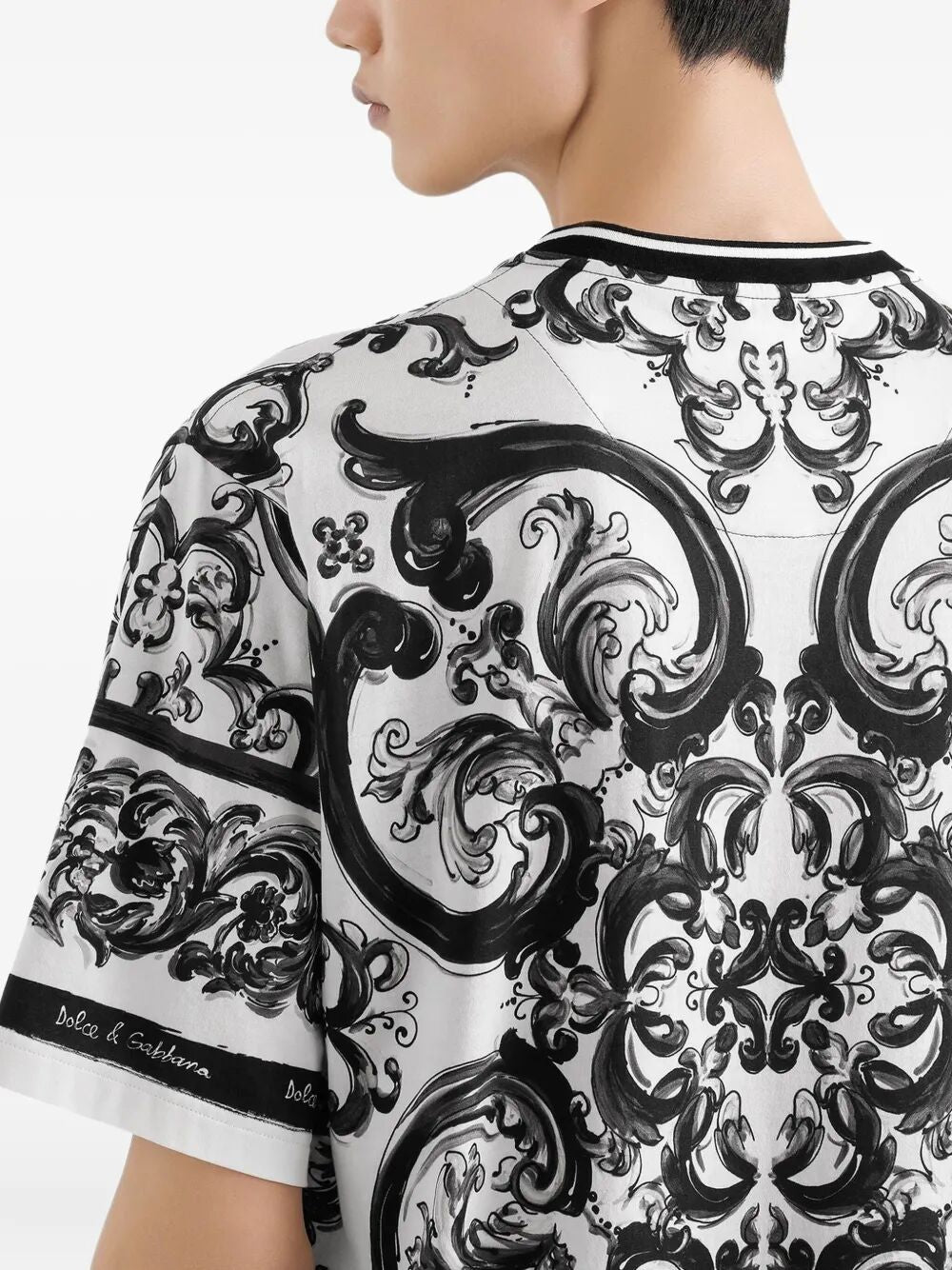 DOLCE & GABBANA Stylish Cotton T-Shirt for Men - FW25 Collection