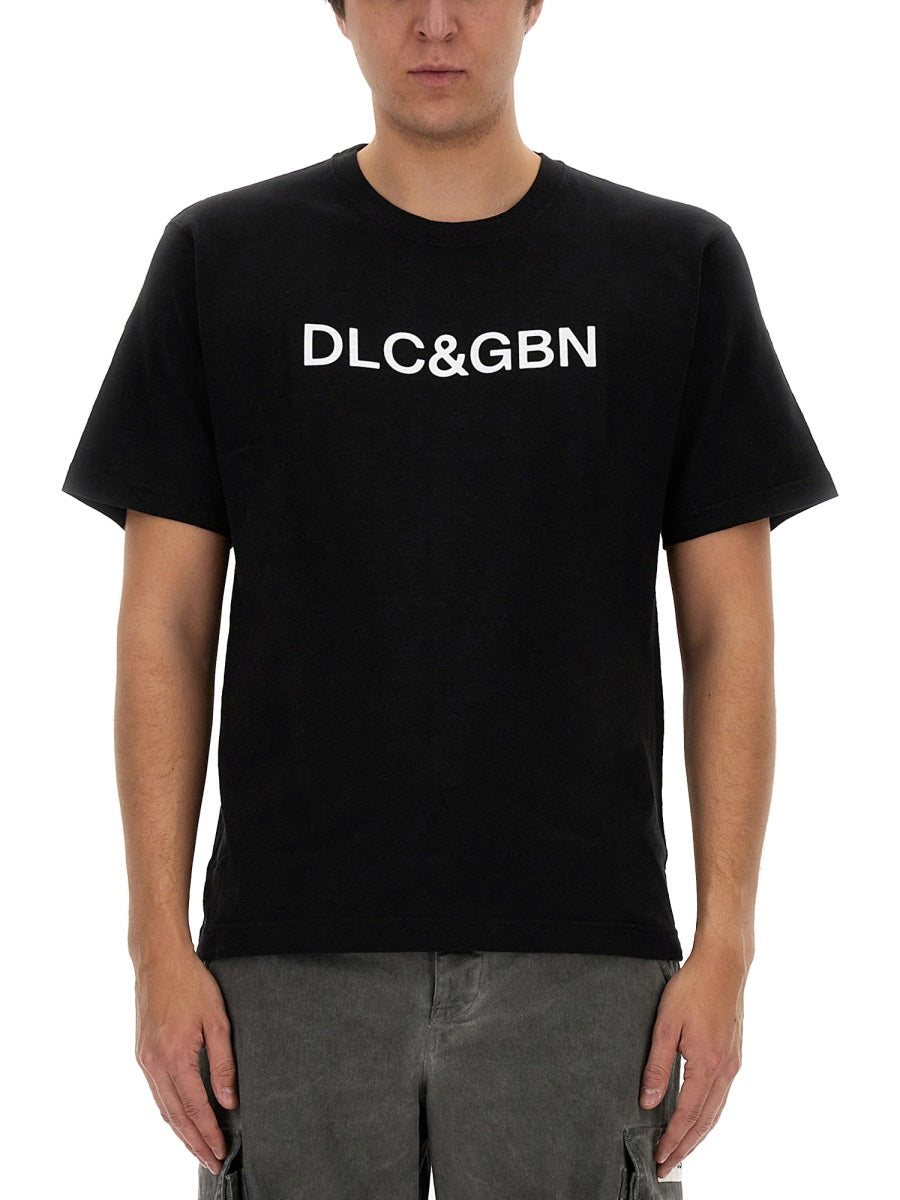 DOLCE & GABBANA Logo T-Shirt for Men - Size L