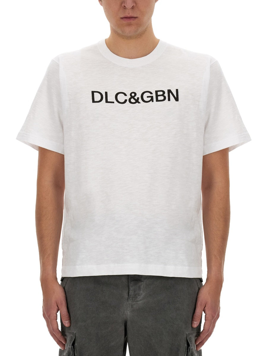 DOLCE & GABBANA Logo T-Shirt for Men - Size L