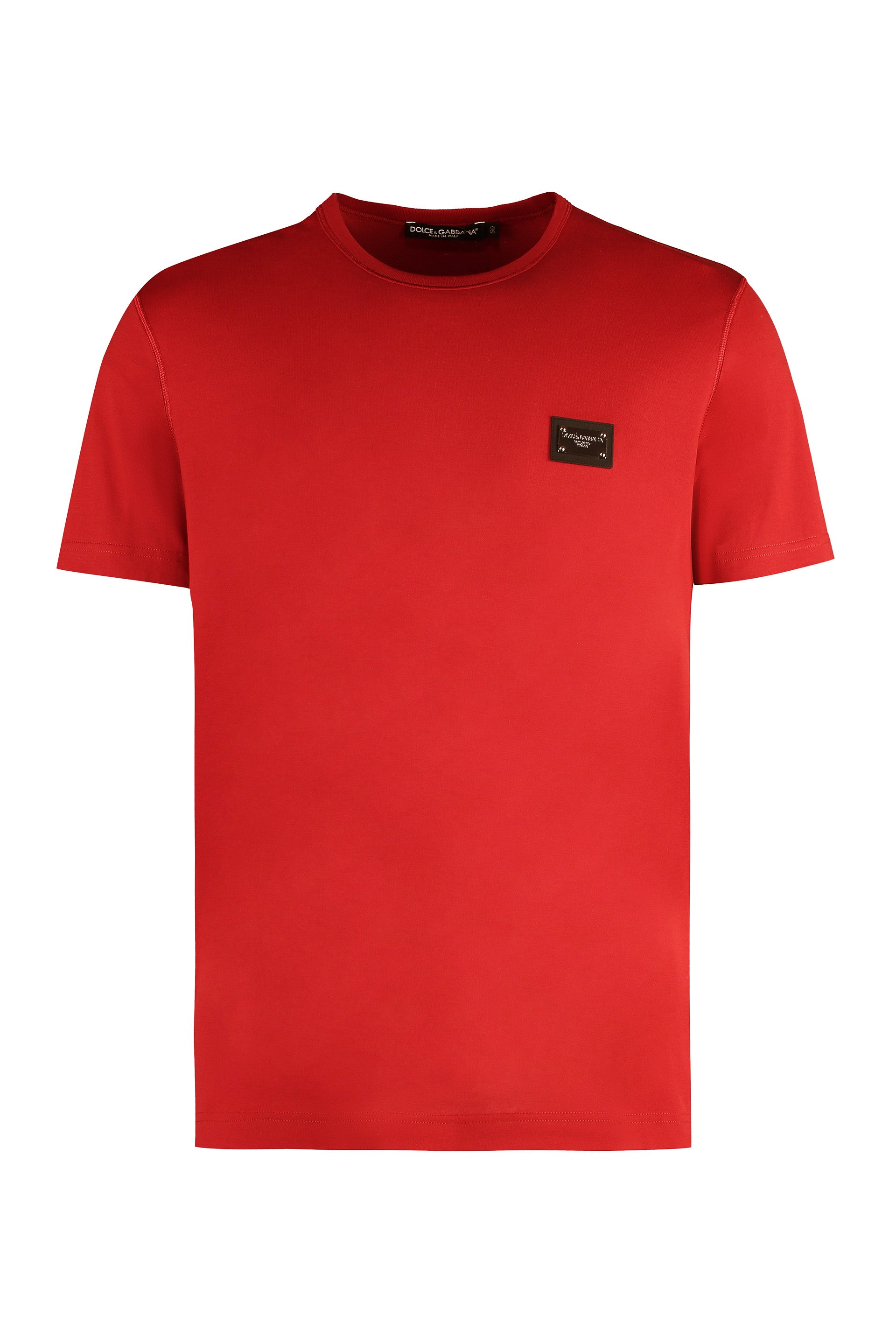 DOLCE & GABBANA Classic Crew-Neck T-Shirt for Men