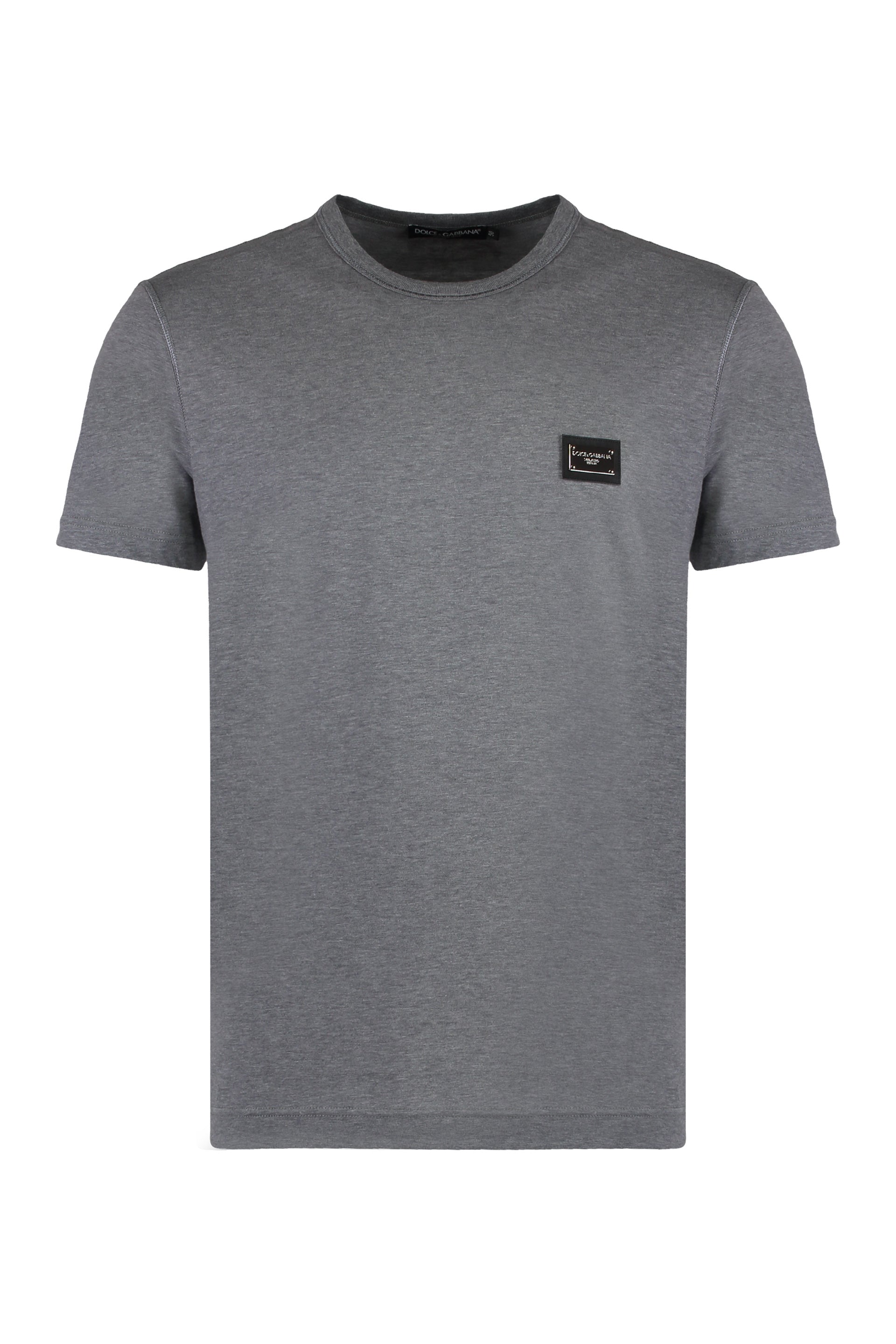 DOLCE & GABBANA Crew-Neck Cotton T-Shirt for Men - SS25 Collection