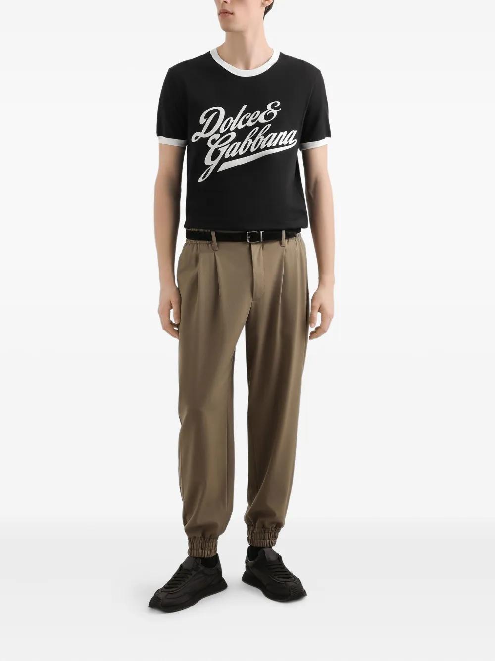 DOLCE & GABBANA Round Neck T-Shirt in Cotton - Men’s Fashion Essential