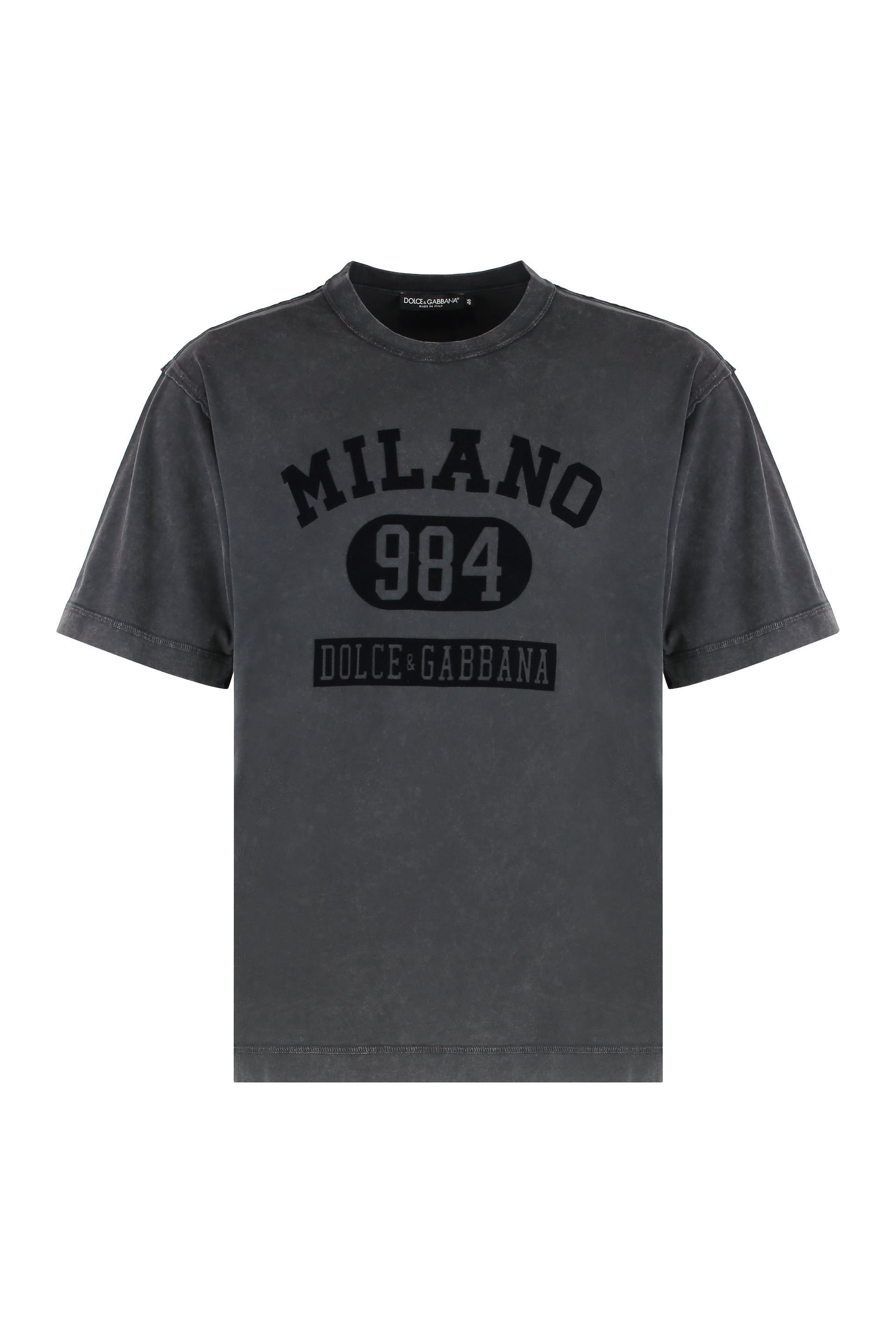 DOLCE & GABBANA Comfortable Cotton T-Shirt with Bold Print