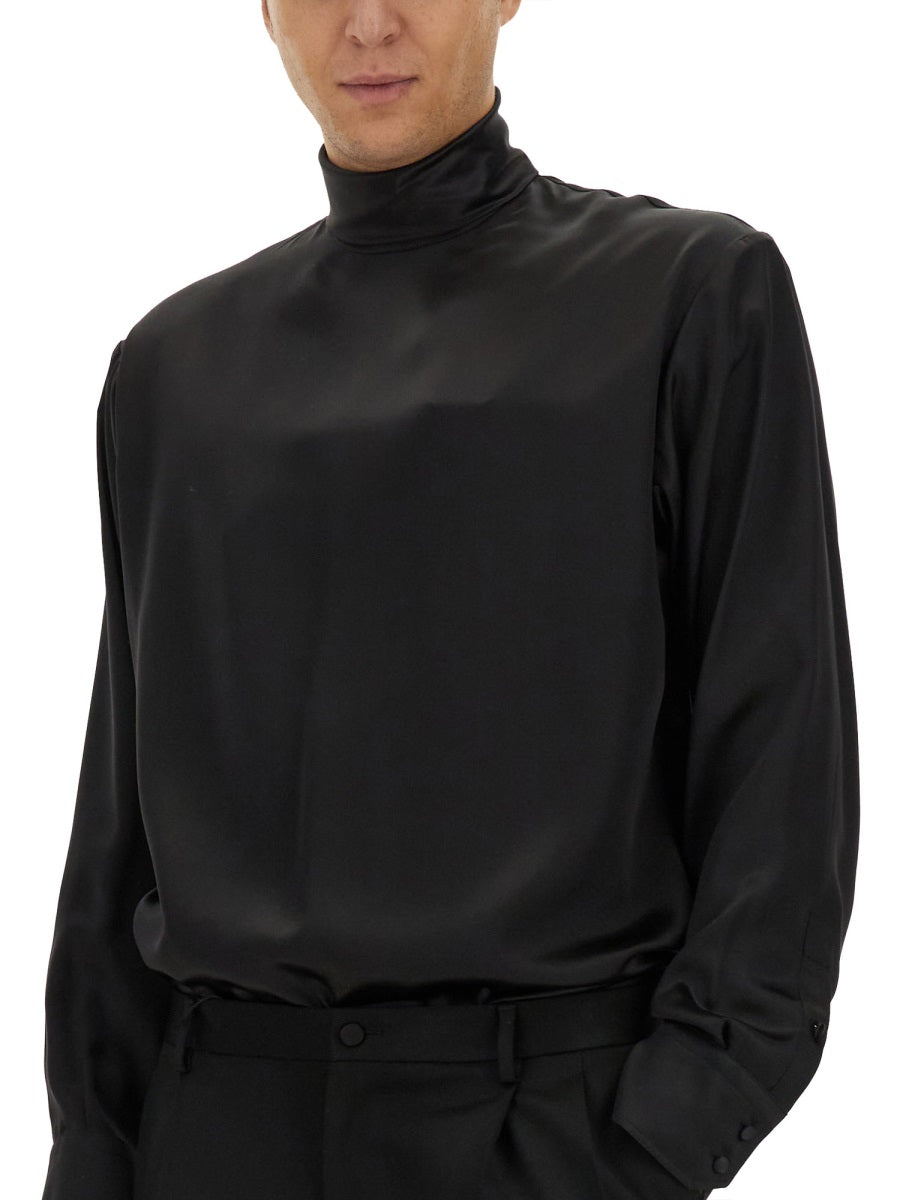 DOLCE & GABBANA Wide Turtleneck Sweater - Size 46