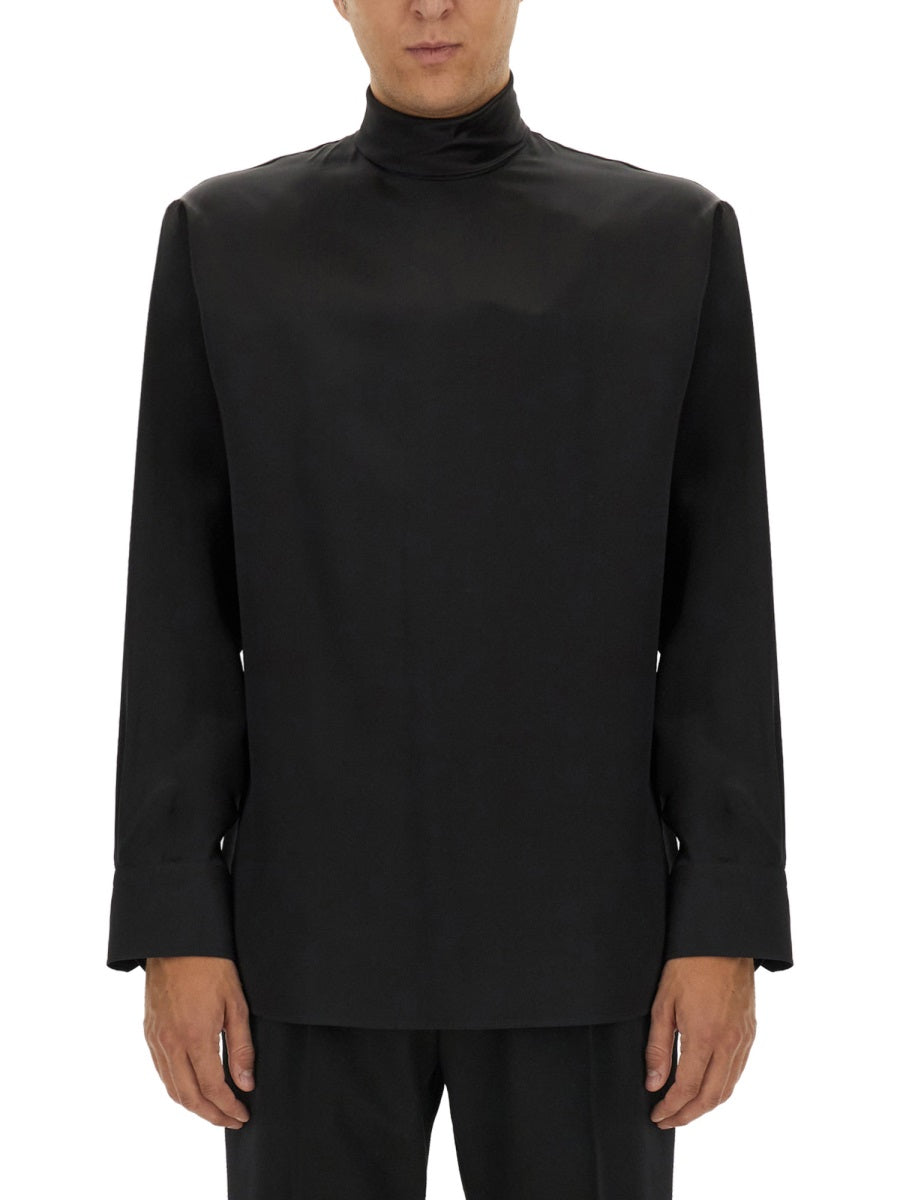 DOLCE & GABBANA Wide Turtleneck Sweater - Size 46