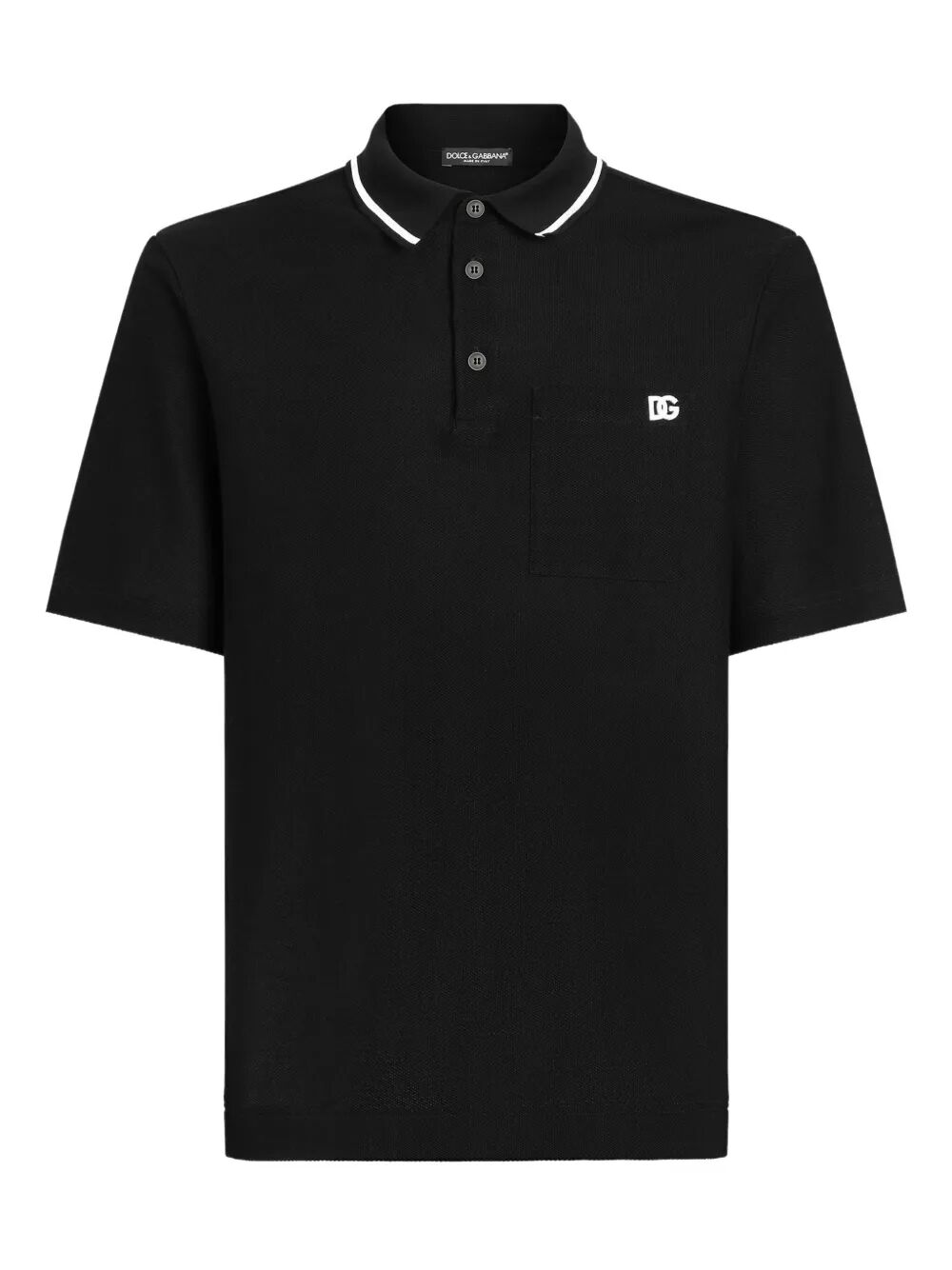 DOLCE & GABBANA Classic Cotton Piqué Polo Shirt