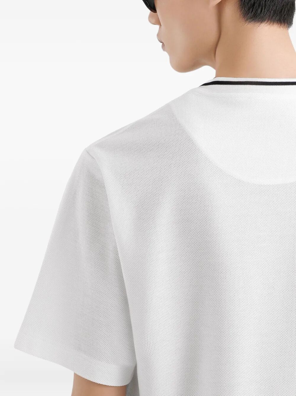 DOLCE & GABBANA Embroidered Logo Cotton T-Shirt