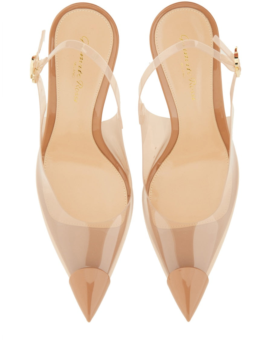 GIANVITO ROSSI Elegant Leather Pumps with Heel for Women
