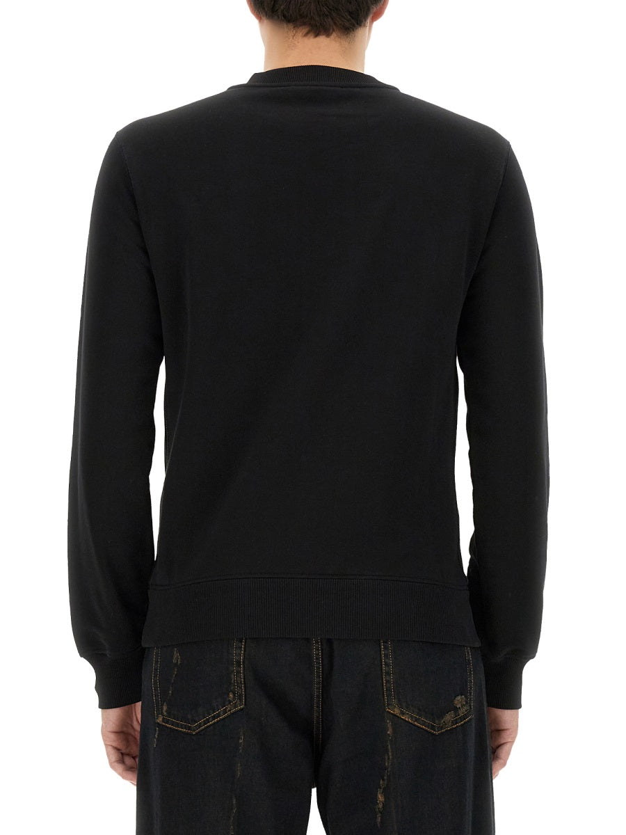 DOLCE & GABBANA Logo Cotton Sweatshirt for Men - FW25 Collection