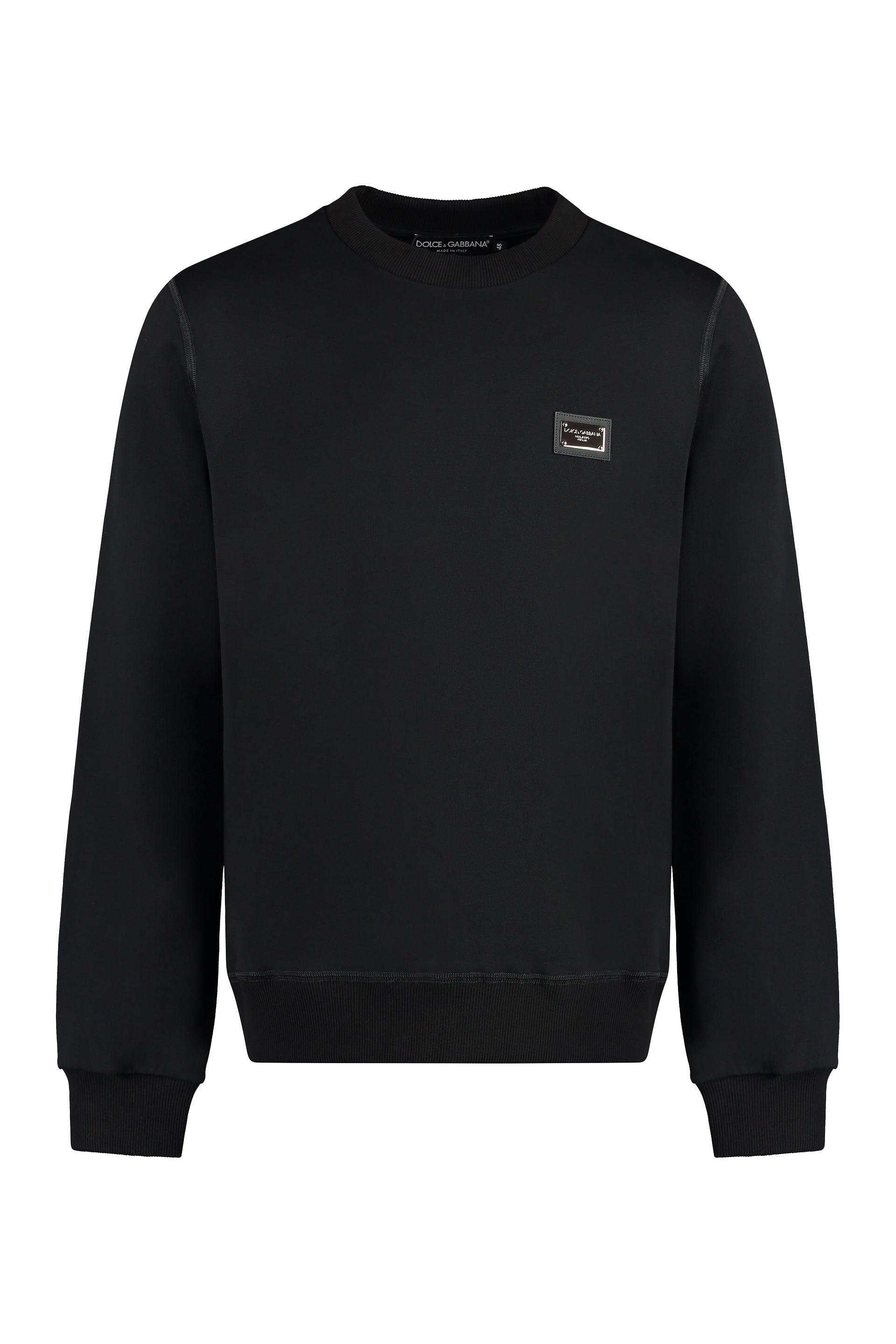 DOLCE & GABBANA Classic Cotton Crew-Neck Sweatshirt for Men