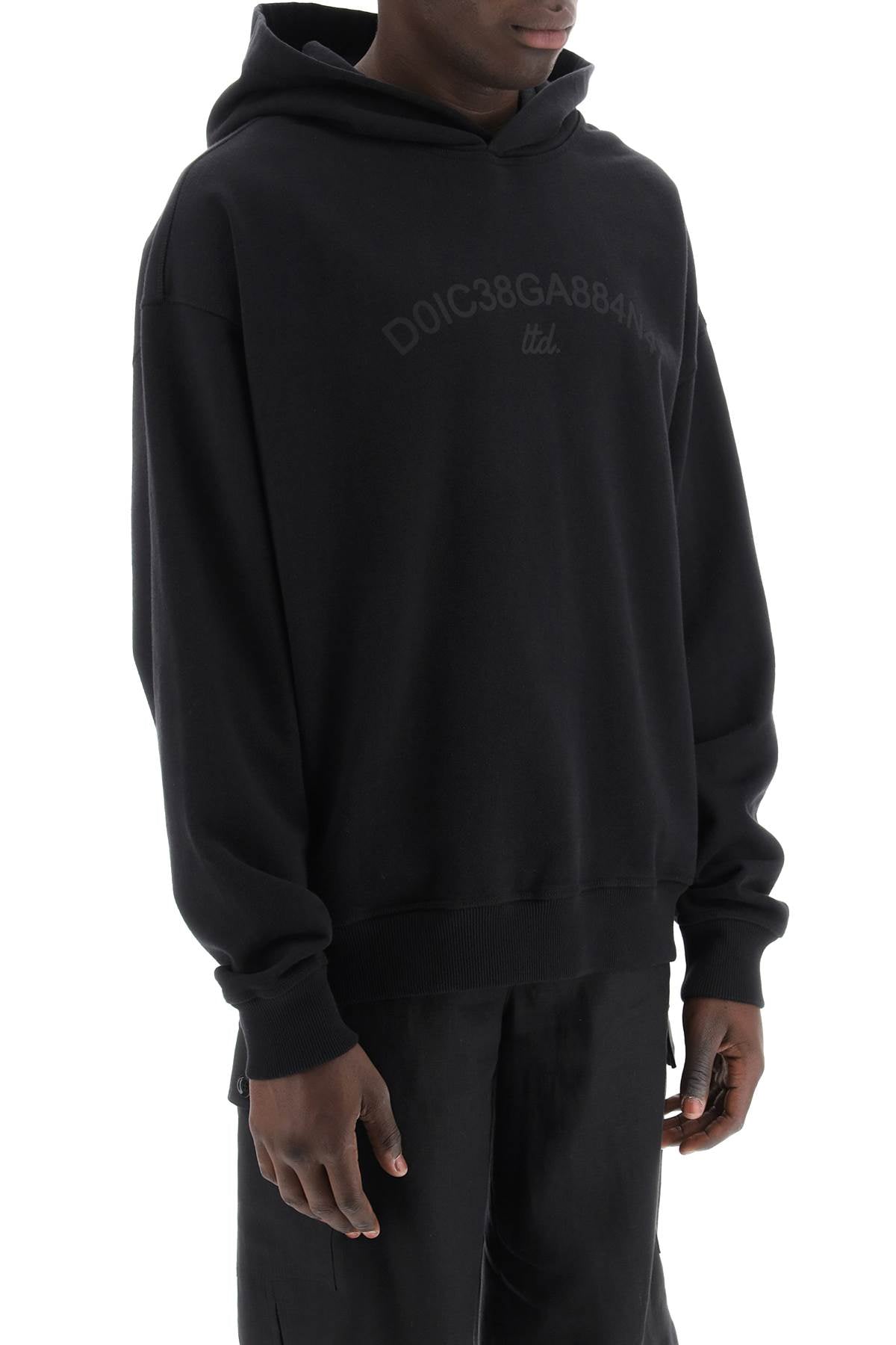 DOLCE & GABBANA Casual Cotton Sweatshirt with Hood for Men