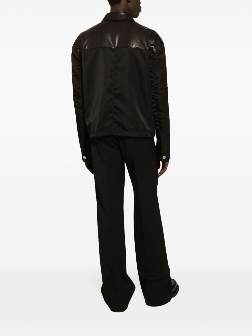 DOLCE & GABBANA Lamb Leather Jacket for Men