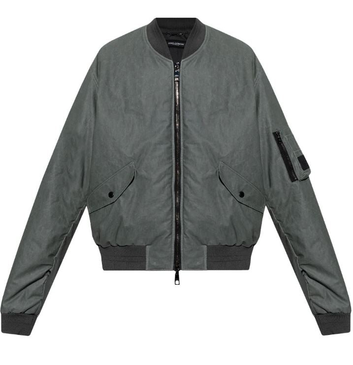 DOLCE & GABBANA Sophisticated Linen Blend Outerwear Coat for Men