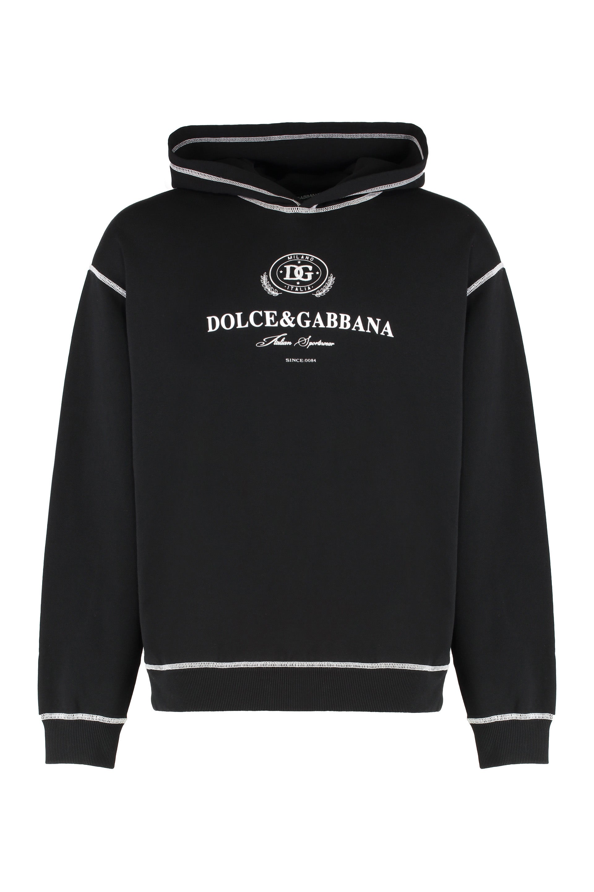 DOLCE & GABBANA Classic Cotton Hoodie for Men