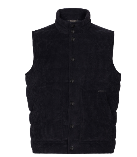 DOLCE & GABBANA Sleeveless Quilted Corduroy Jacket for Men