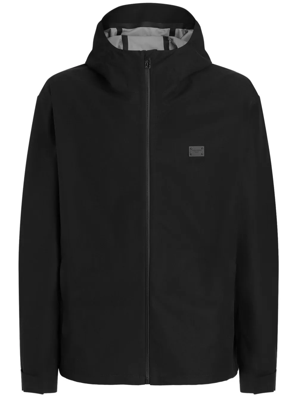 DOLCE & GABBANA Classic Logo Hooded Jacket for Men