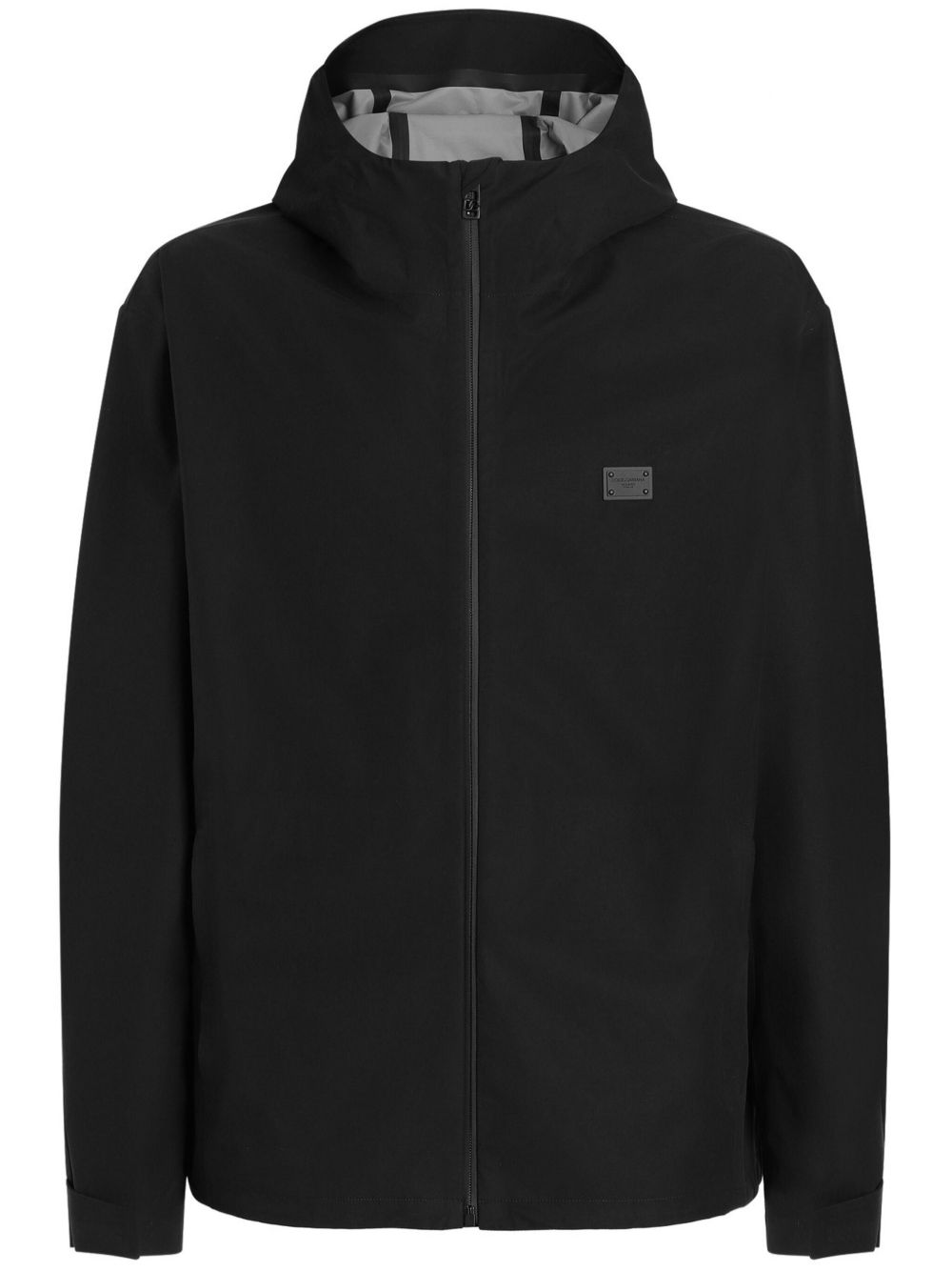 DOLCE & GABBANA Classic Logo Hooded Jacket for Men