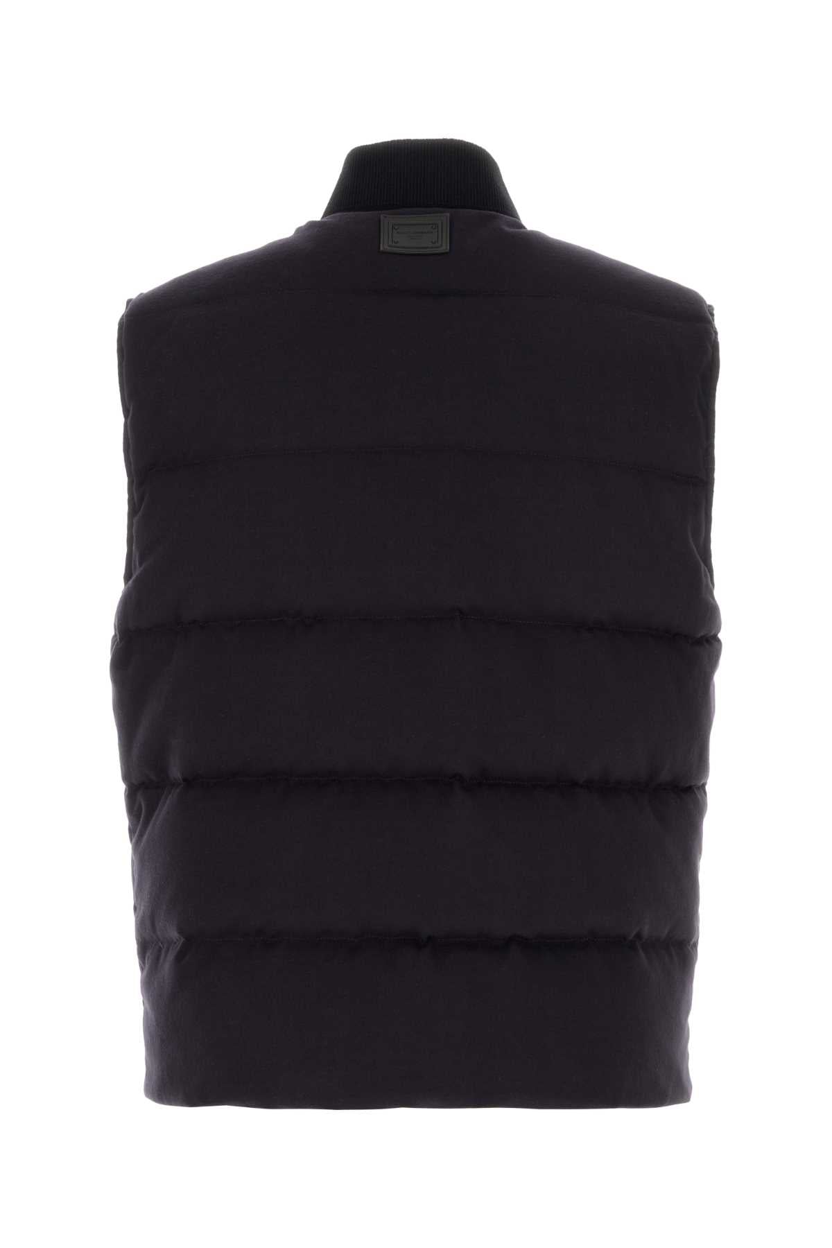 DOLCE & GABBANA Reversible Cotton Blend Down Jacket for Men