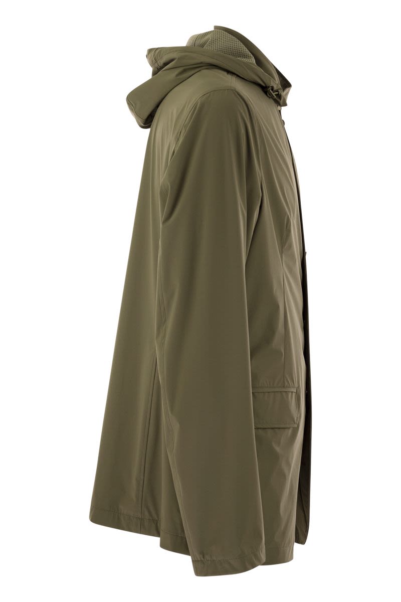 HERNO Lightweight Hooded Jacket for Men