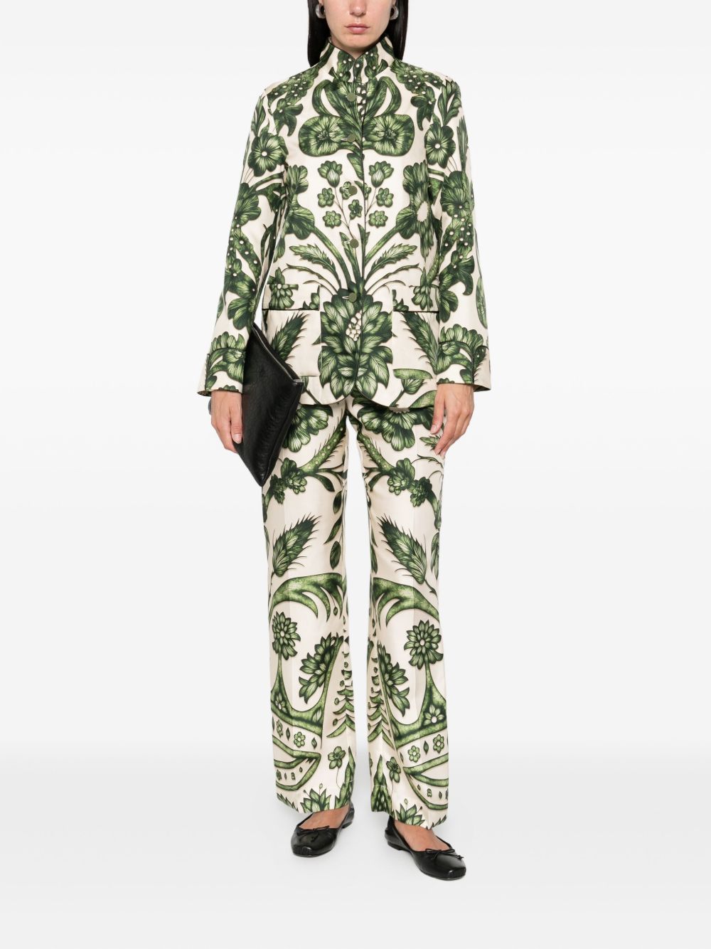 F.R.S FOR RESTLESS SLEEPERS Printed Silk Shirt for Women - FW25 Collection