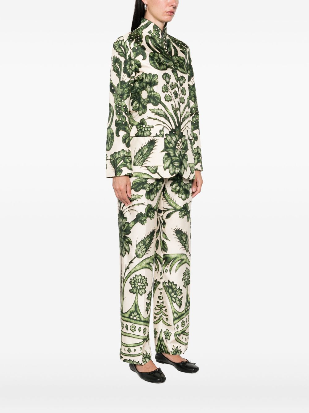 F.R.S FOR RESTLESS SLEEPERS Printed Silk Shirt for Women - FW25 Collection