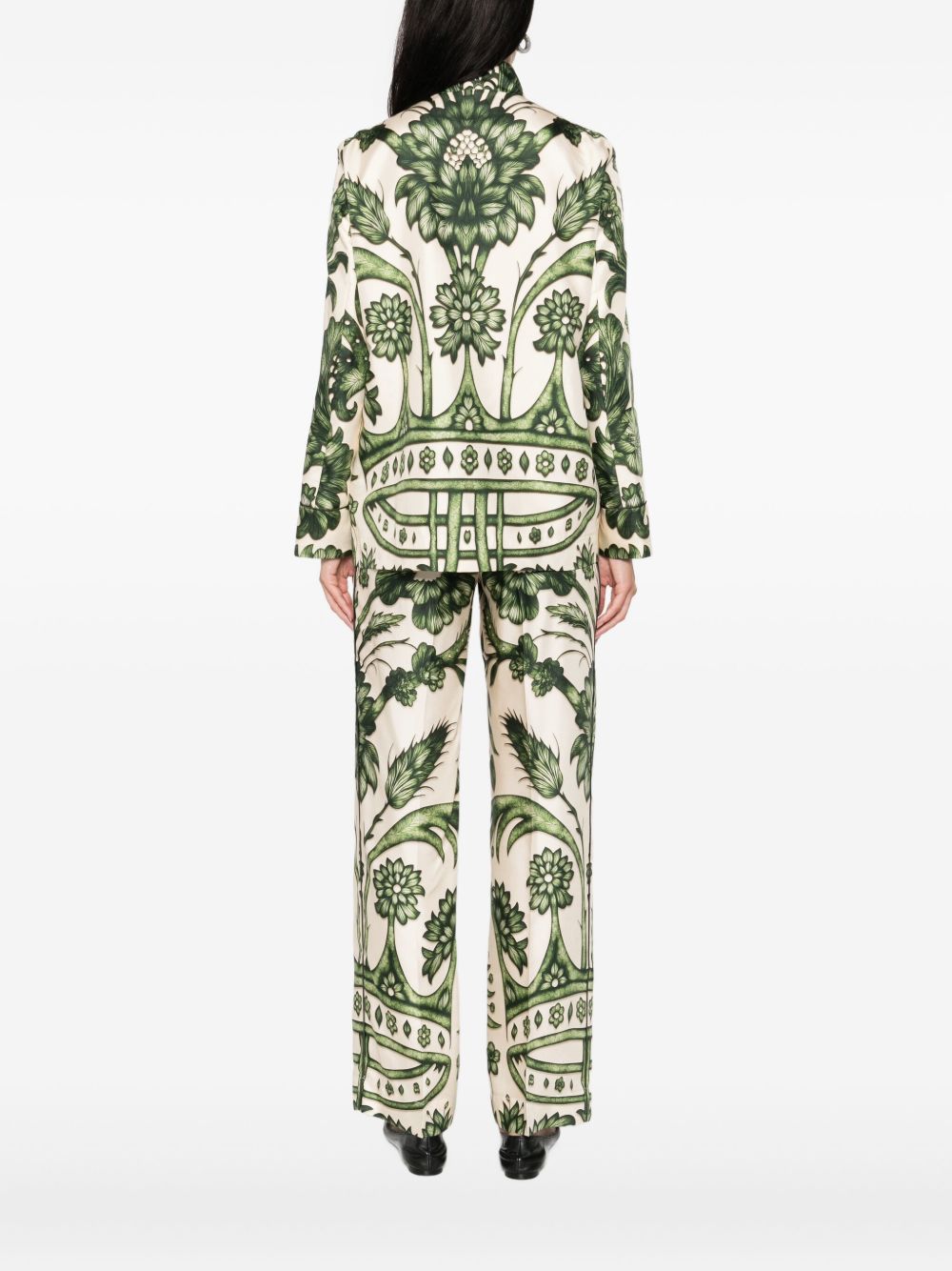 F.R.S FOR RESTLESS SLEEPERS Printed Silk Shirt for Women - FW25 Collection