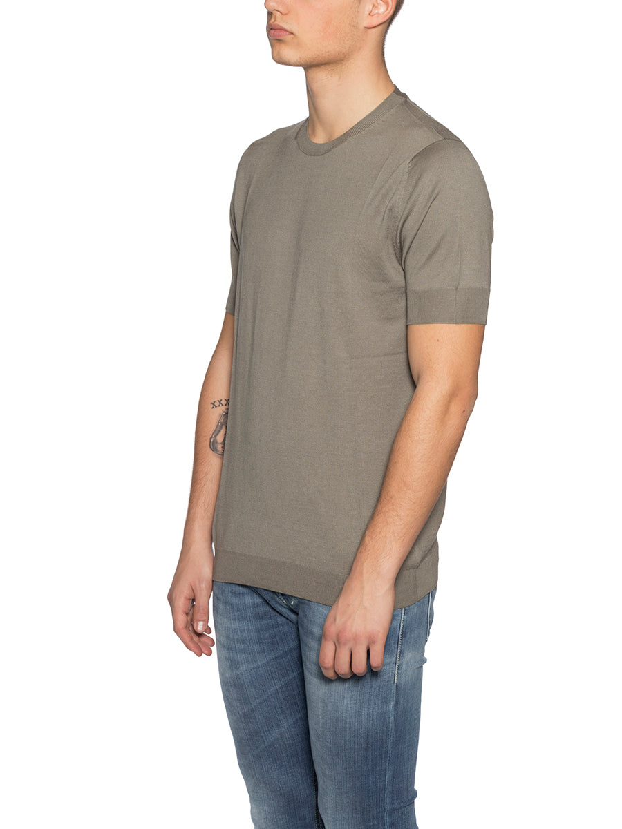 PAOLO PECORA Men's Short Sleeve Crew Neck T-Shirt - Size M