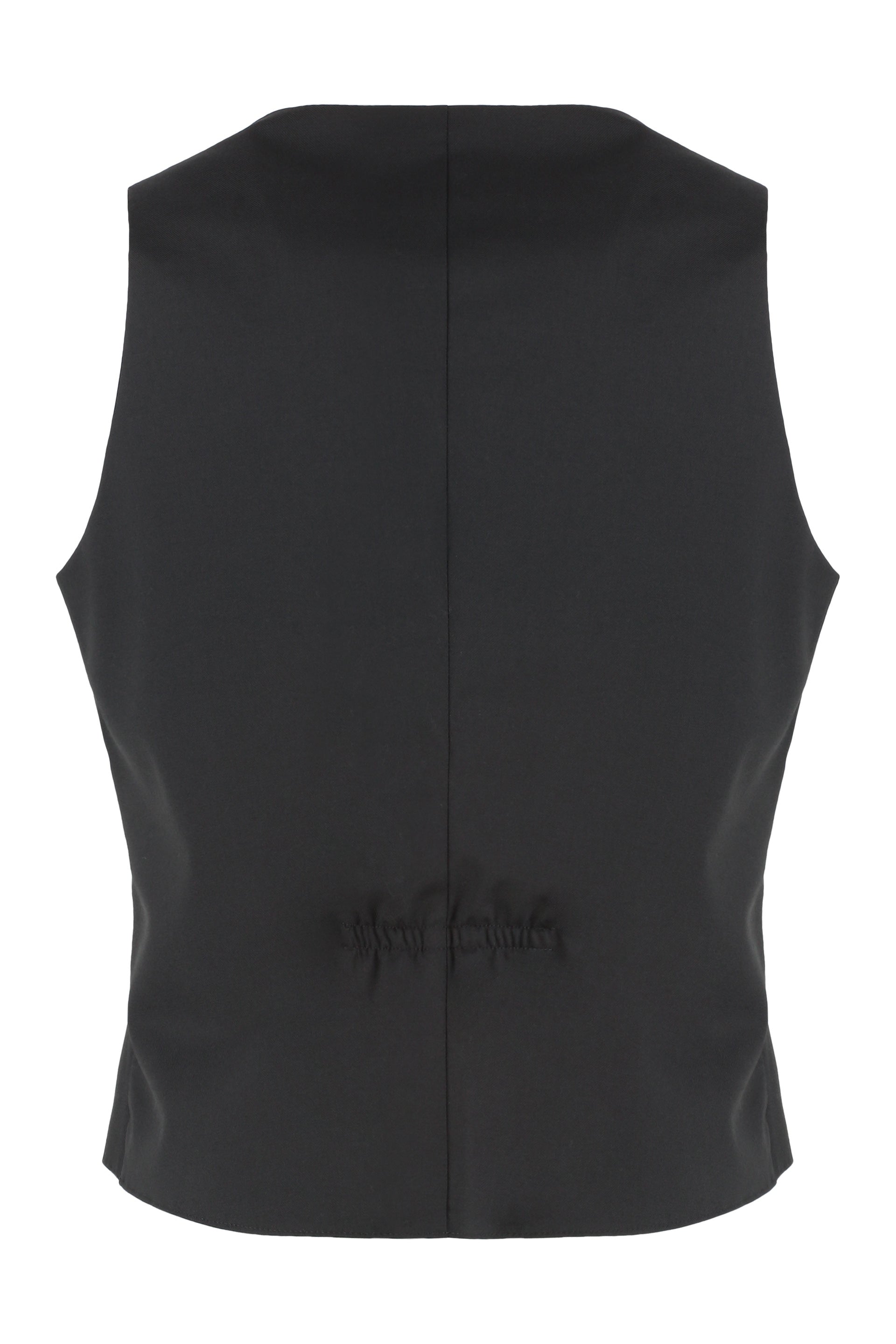 0205 TAGLIATORE Sophisticated Wool Mix Vest for Women