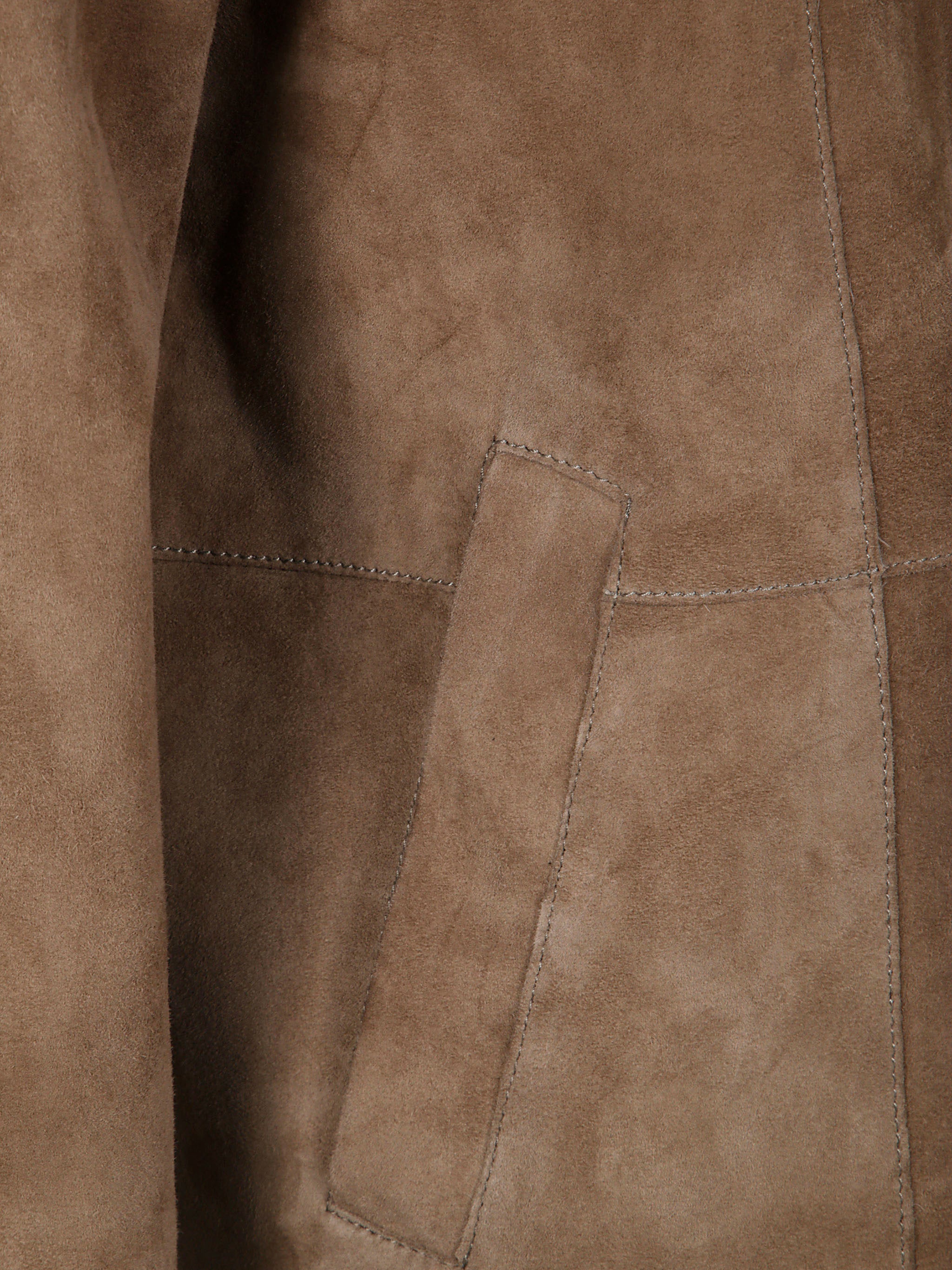 THE JACKIE LEATHERS The Gaia Suede Mini Jacket