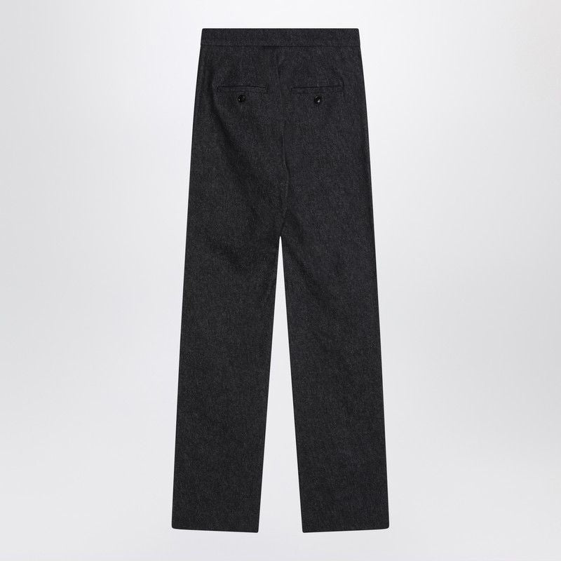 MAX MARA High Waist Denim Effect Trousers for Women
