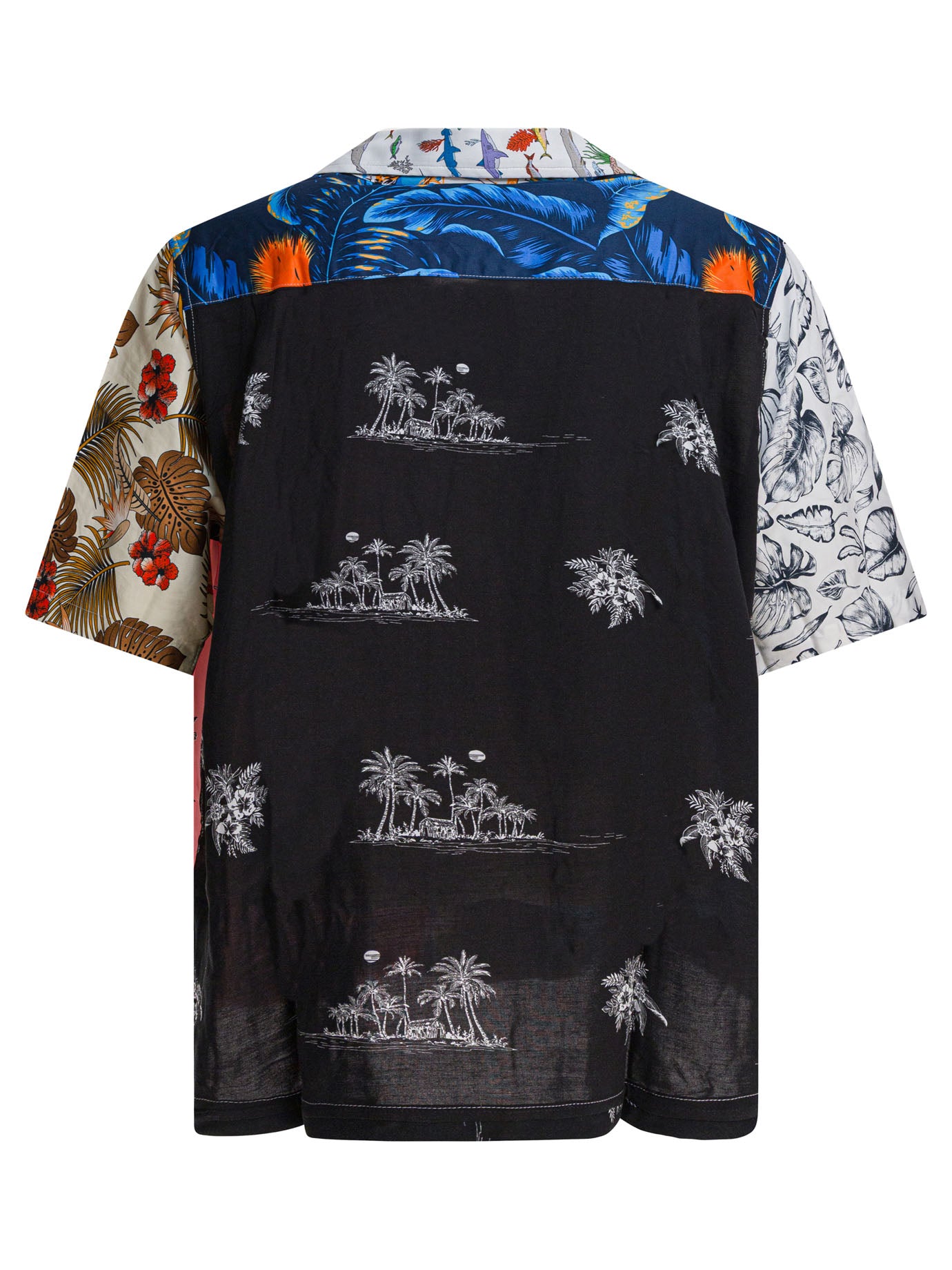 GALLERY DEPT. Innovative Mini Print Camp Collar Shirt - Regular Fit