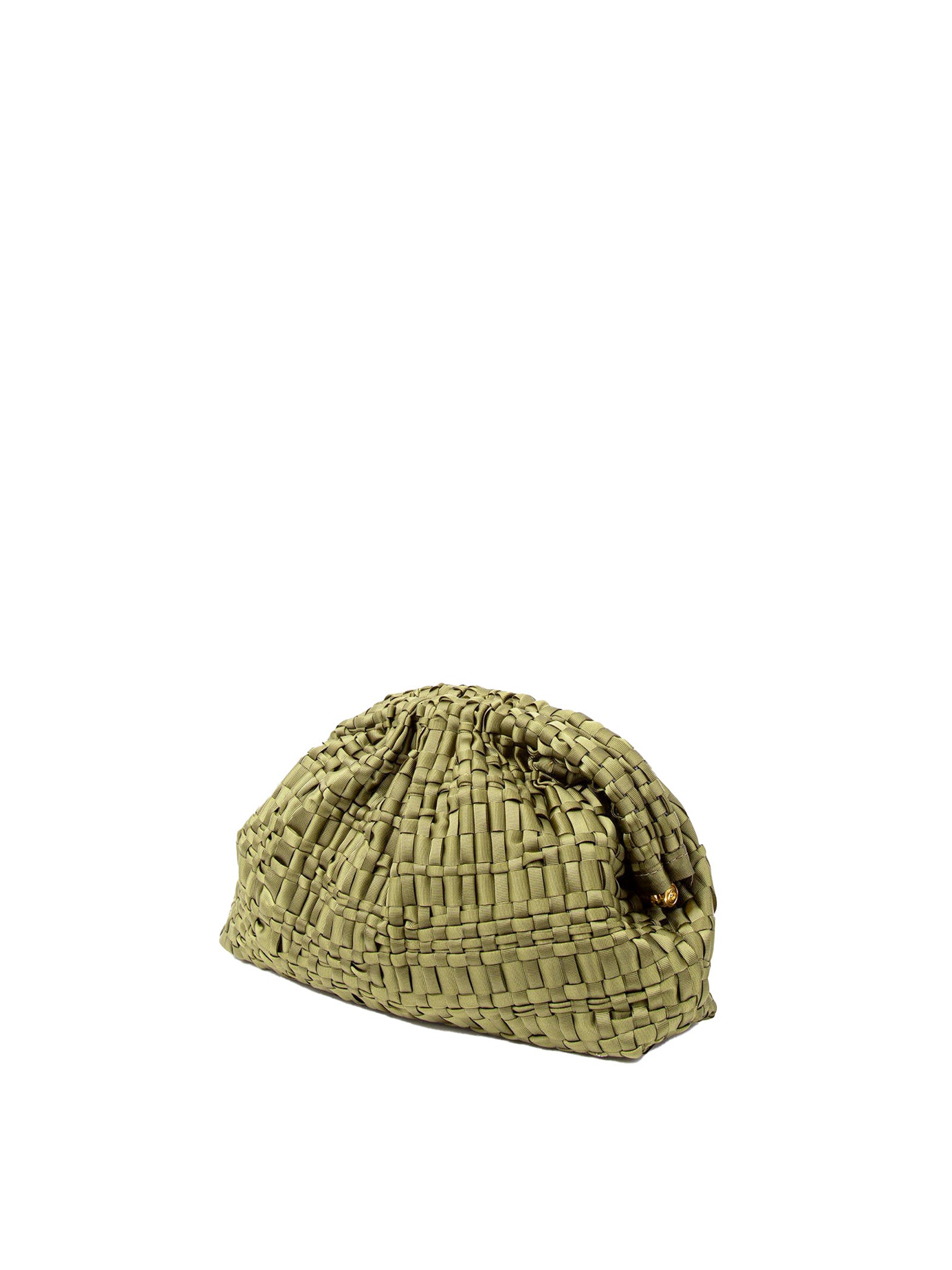 MARIA LA ROSA Mini Crochet Clutch with Shoulder Strap