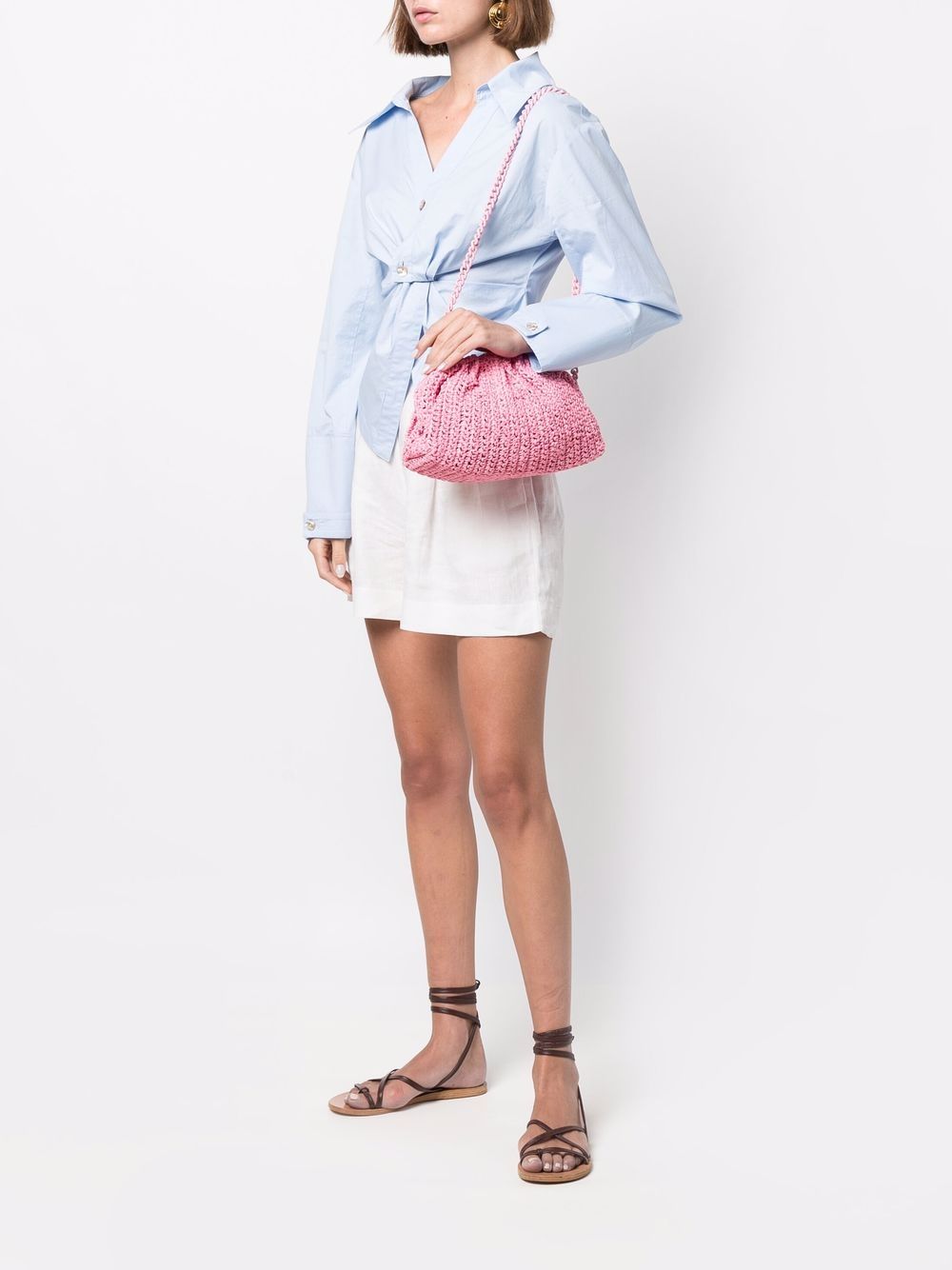 MARIA LA ROSA Mini Crochet Handbag