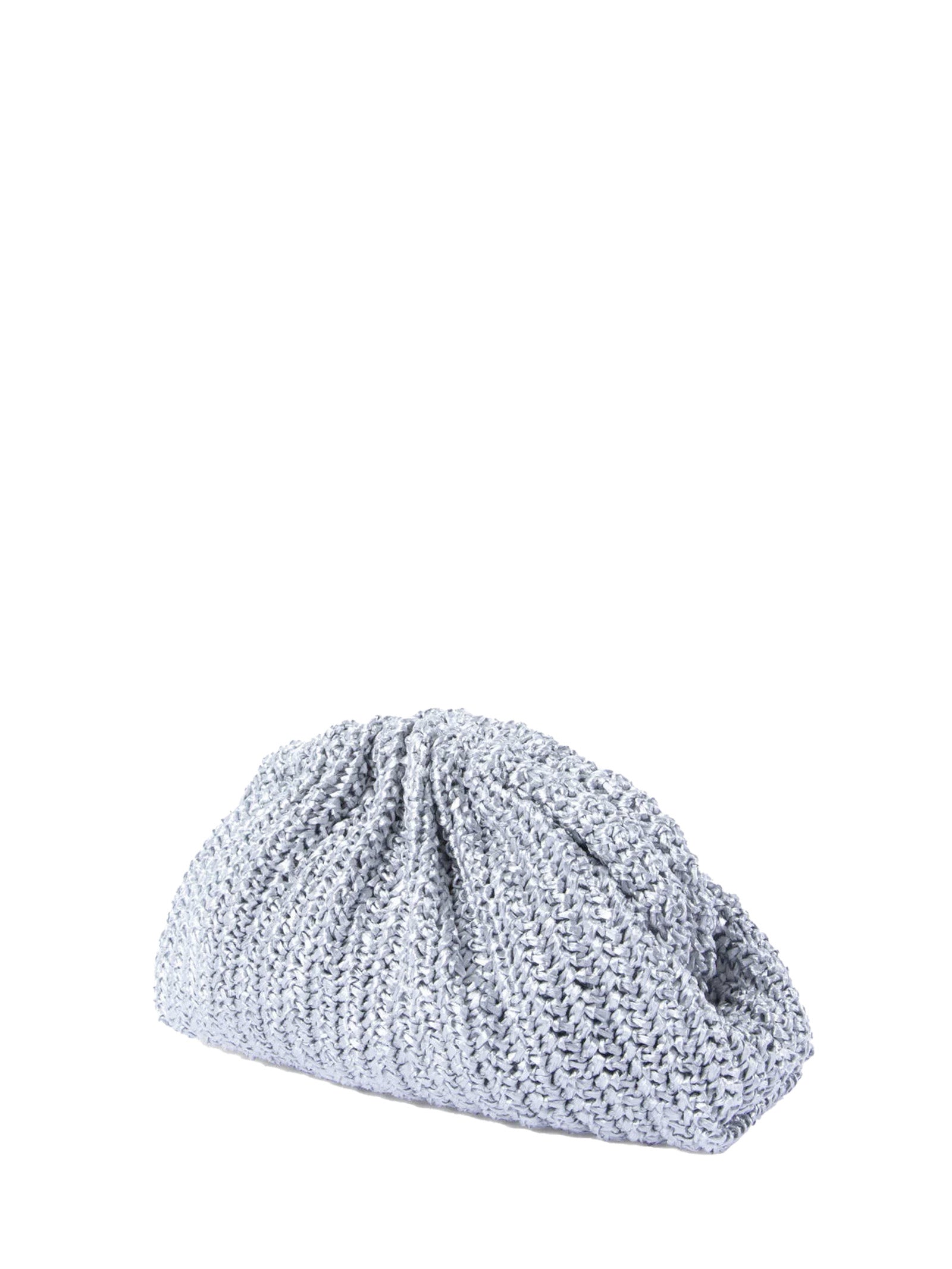 MARIA LA ROSA The Mini Raffia Crochet Clutch