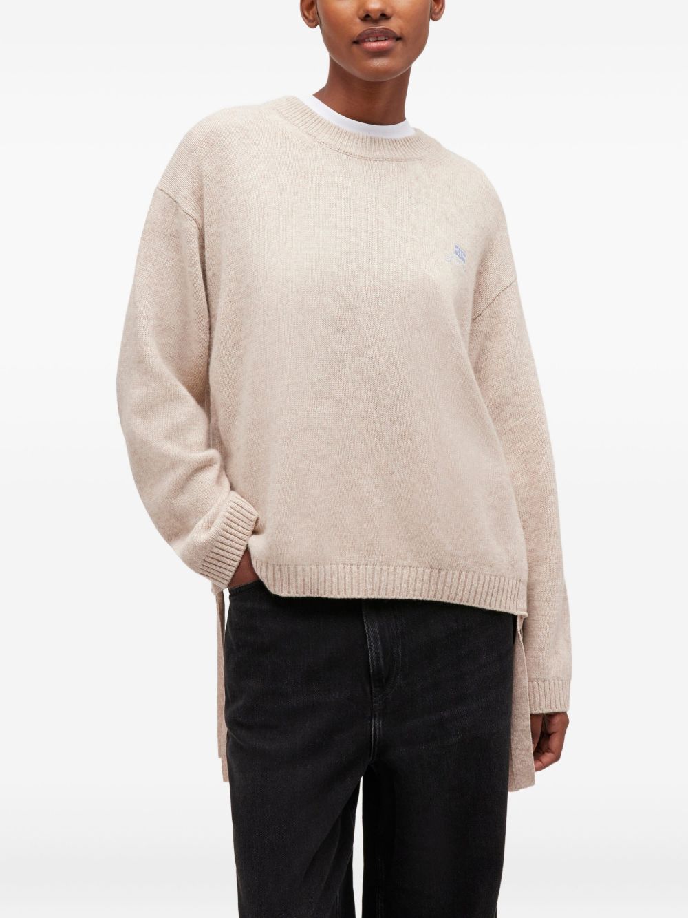 GANNI Chic Women's Sweater with Side Bow Details