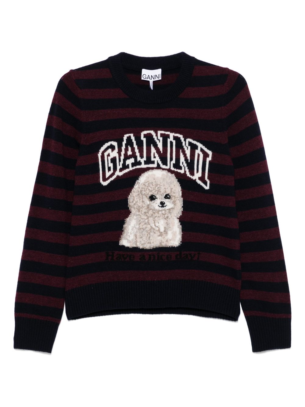 GANNI Multicolour Cozy Sweater for Women - Fall Winter 25/26