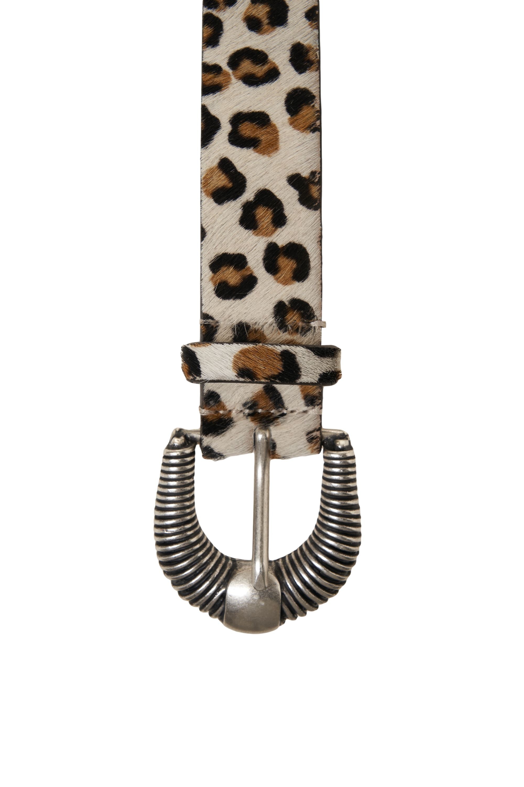 GAVAZZENI Animal Print Belt - 3 cm Width