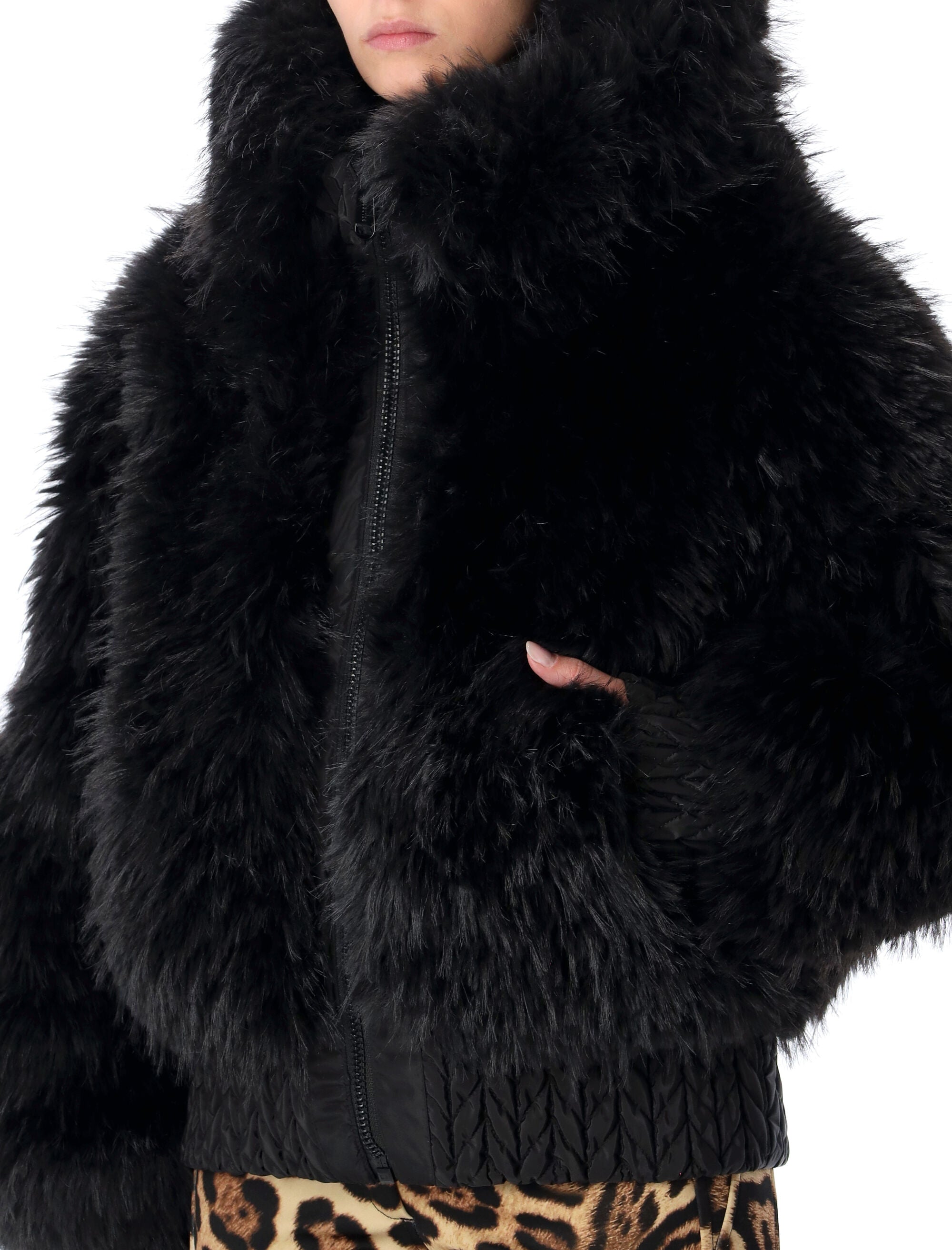 GOLDBERGH Reversible Indira Faux Fur Ski Jacket - Size 38