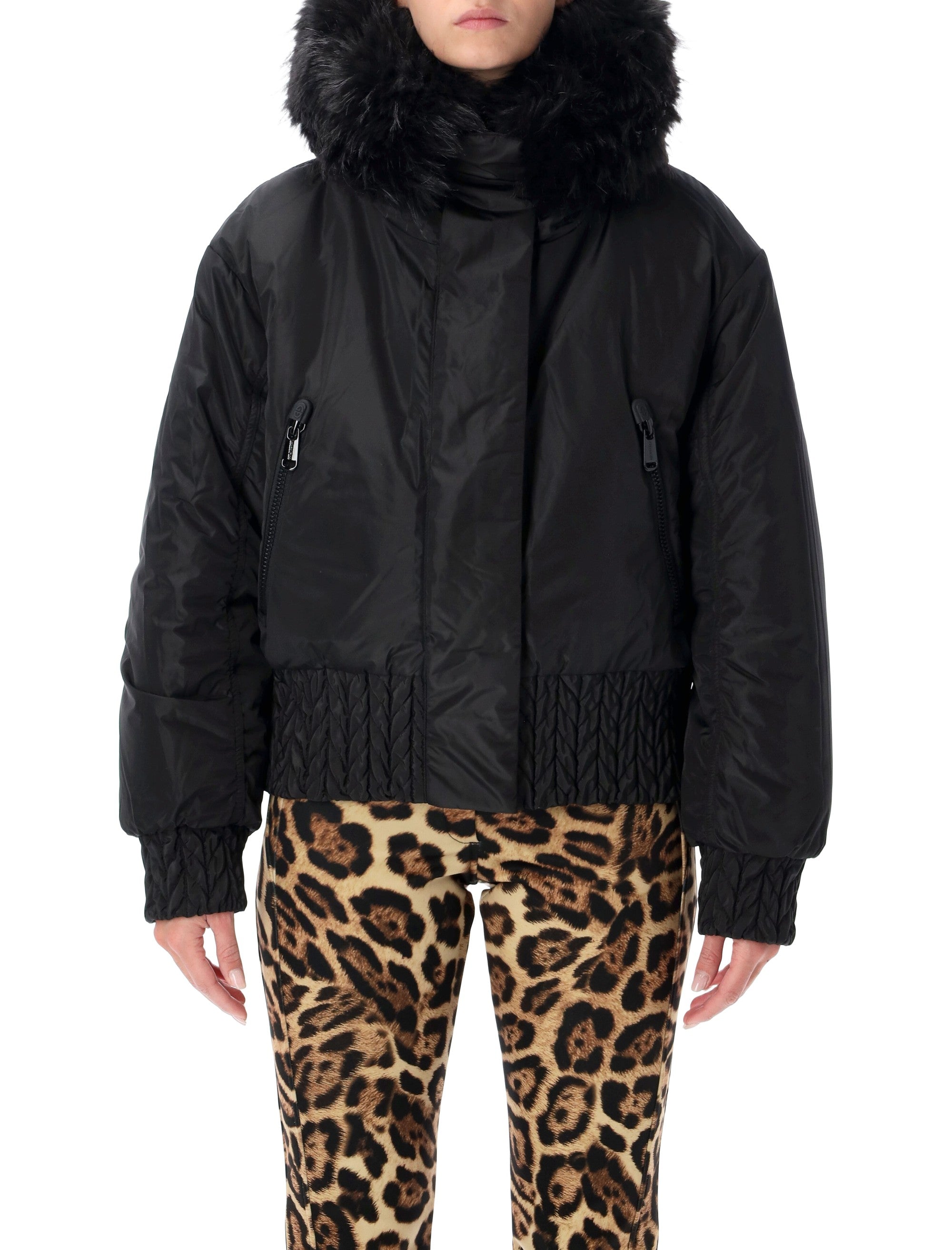 GOLDBERGH Reversible Indira Faux Fur Ski Jacket - Size 38