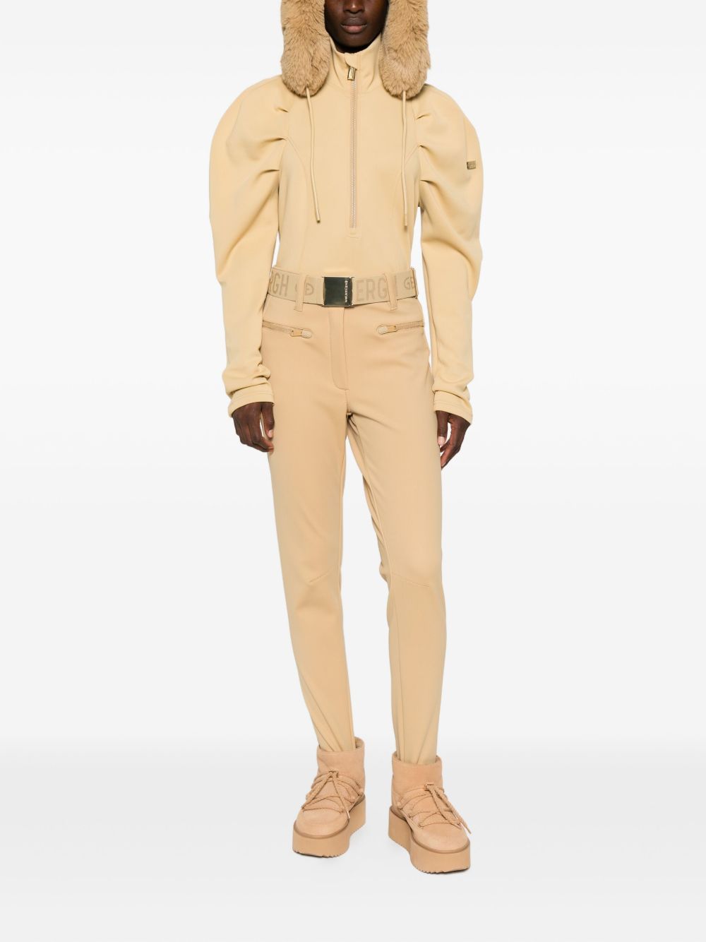 GOLDBERGH Belted Zipped Trousers for Women