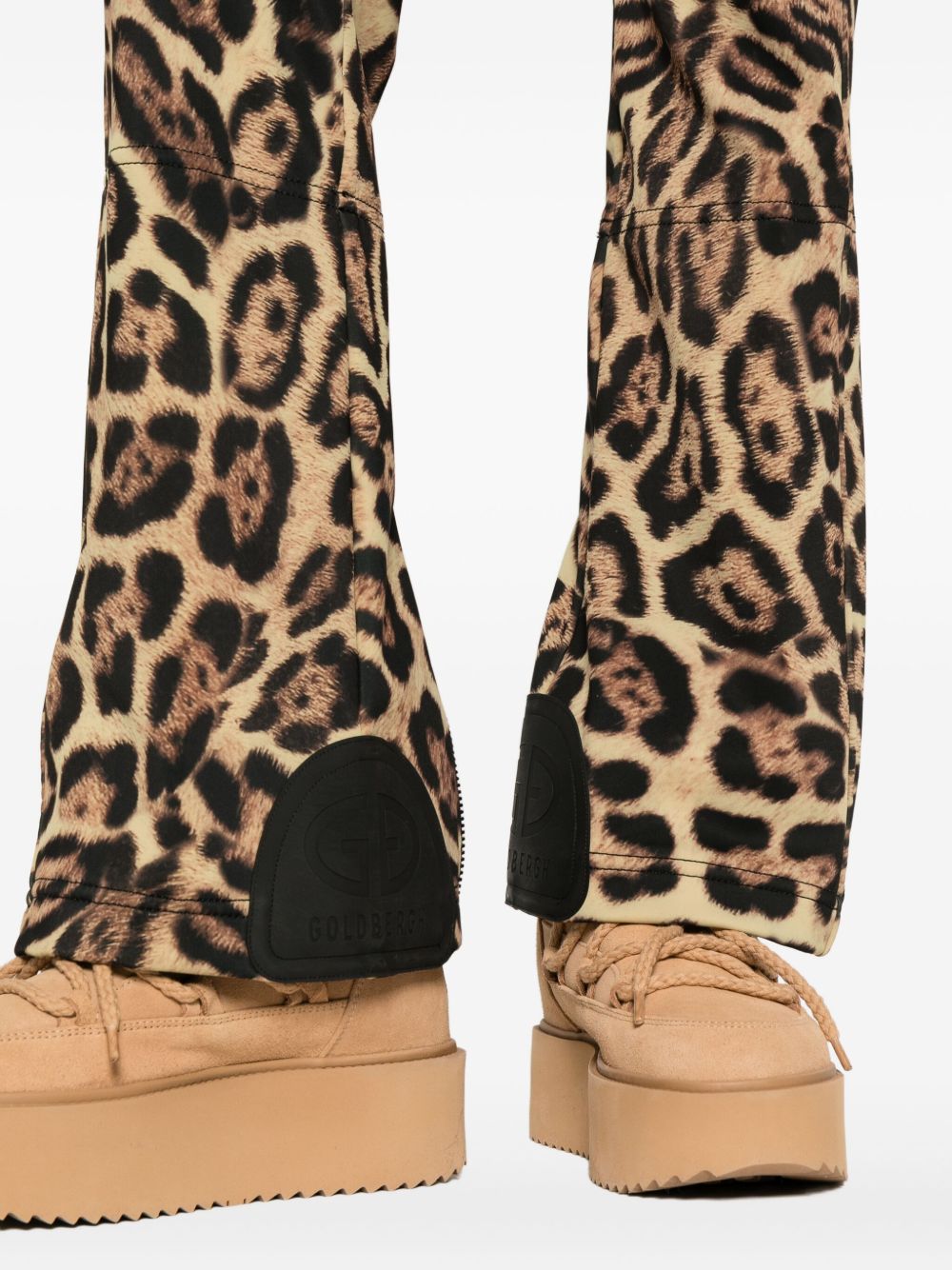 GOLDBERGH Mini Printed Softshell Ski Pants for Women