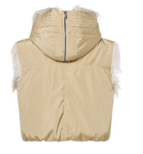 GOLDBERGH Fur Trim Hooded Vest for Women - FW25