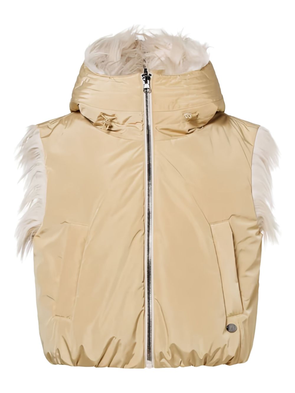 GOLDBERGH Fur Trim Hooded Vest for Women - FW25