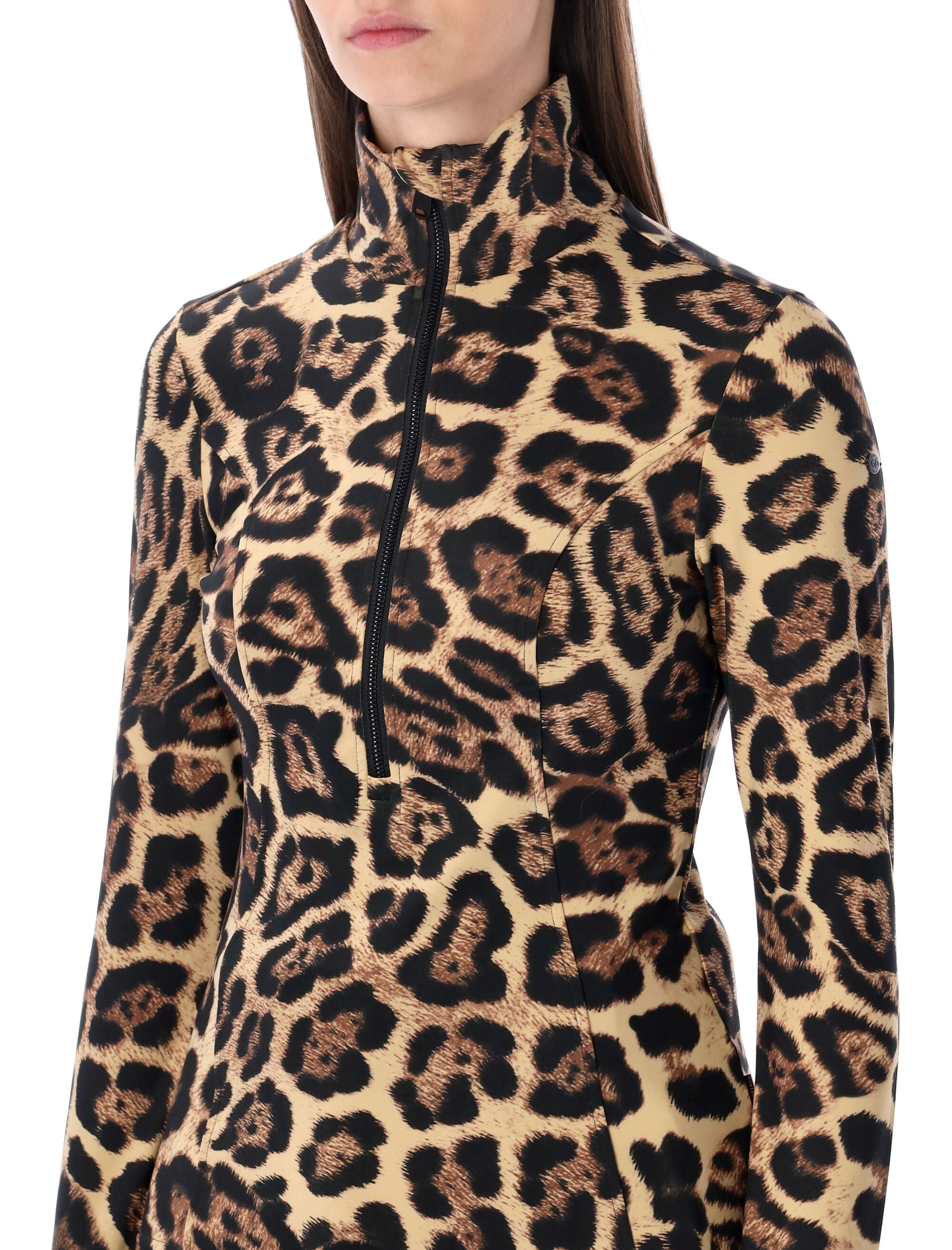 GOLDBERGH Leona Jaguar Print Ski Pully - Women's Size S