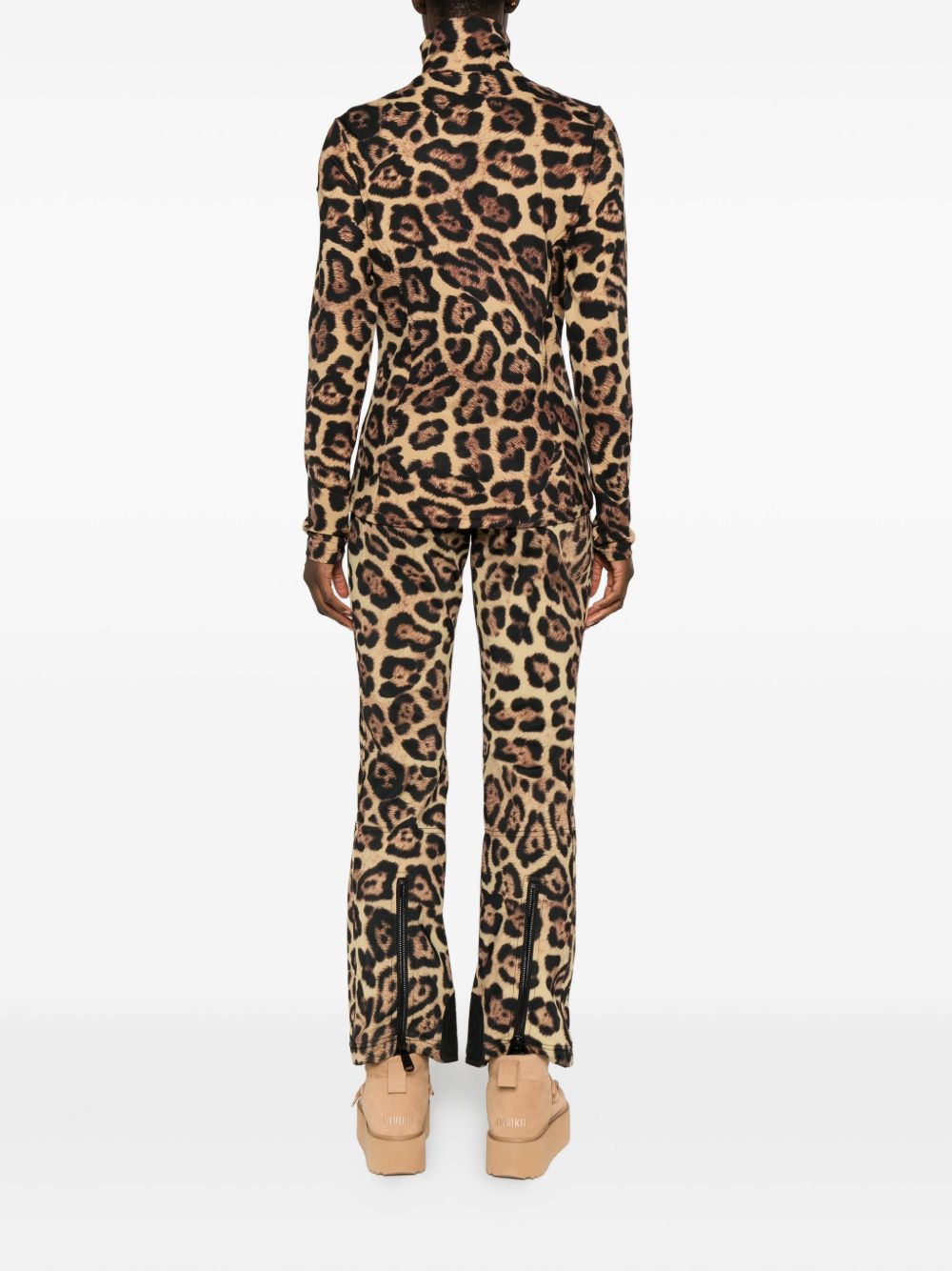 GOLDBERGH Leona Jaguar Print Ski Pully - Women's Size S